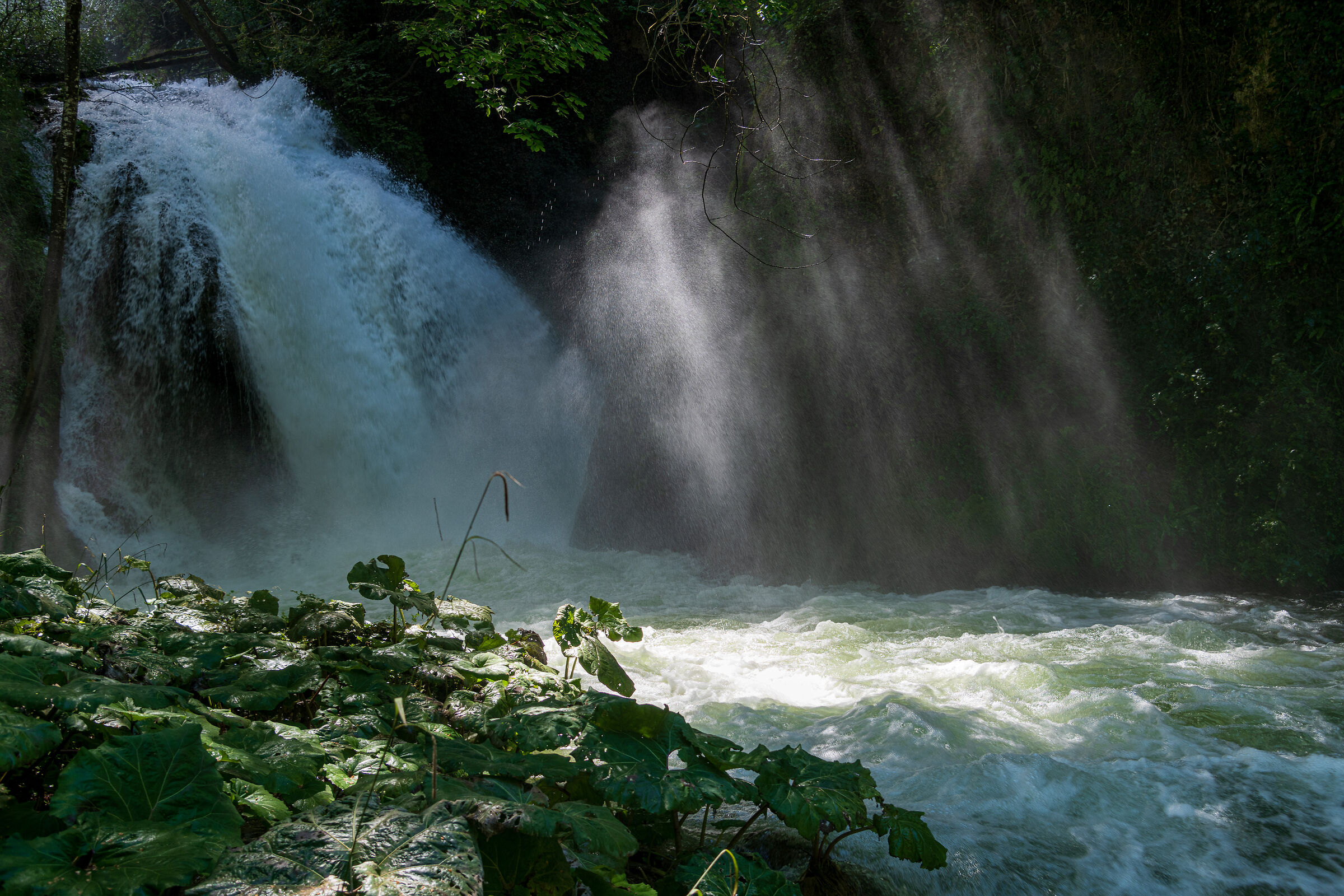 Marmore Falls, unorthodox view