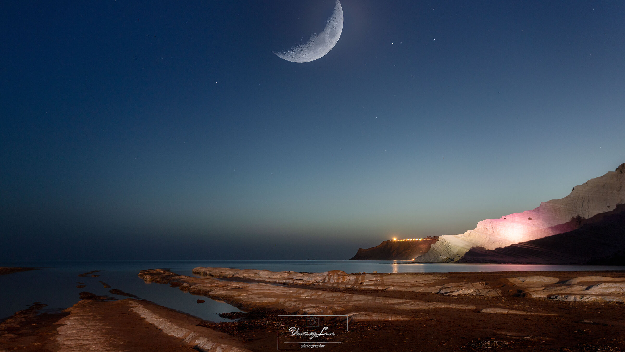 Lunga esposizione alla Scala dei Turchi