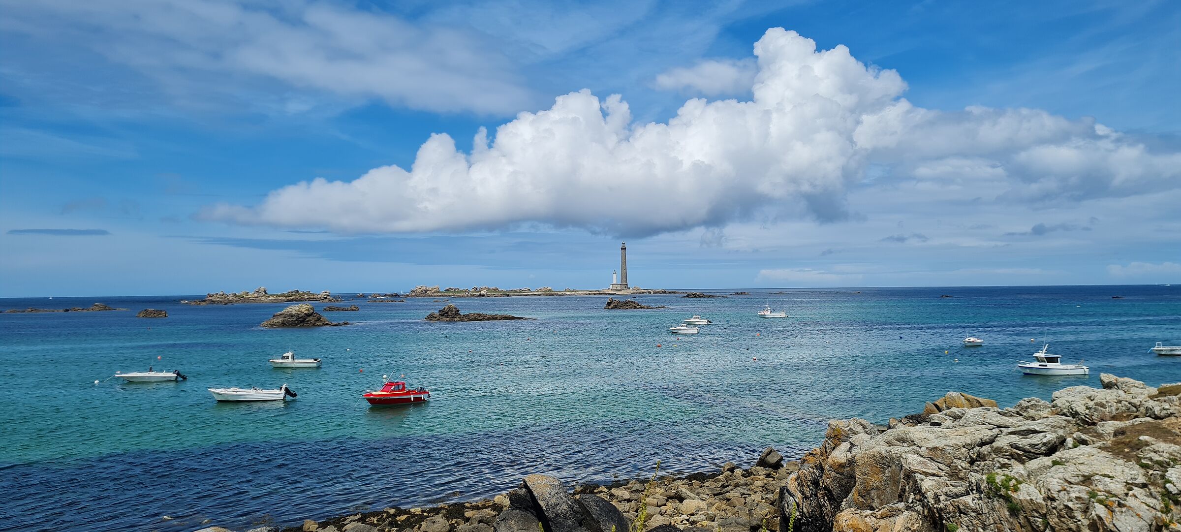 Il faro dell'ile Vierge