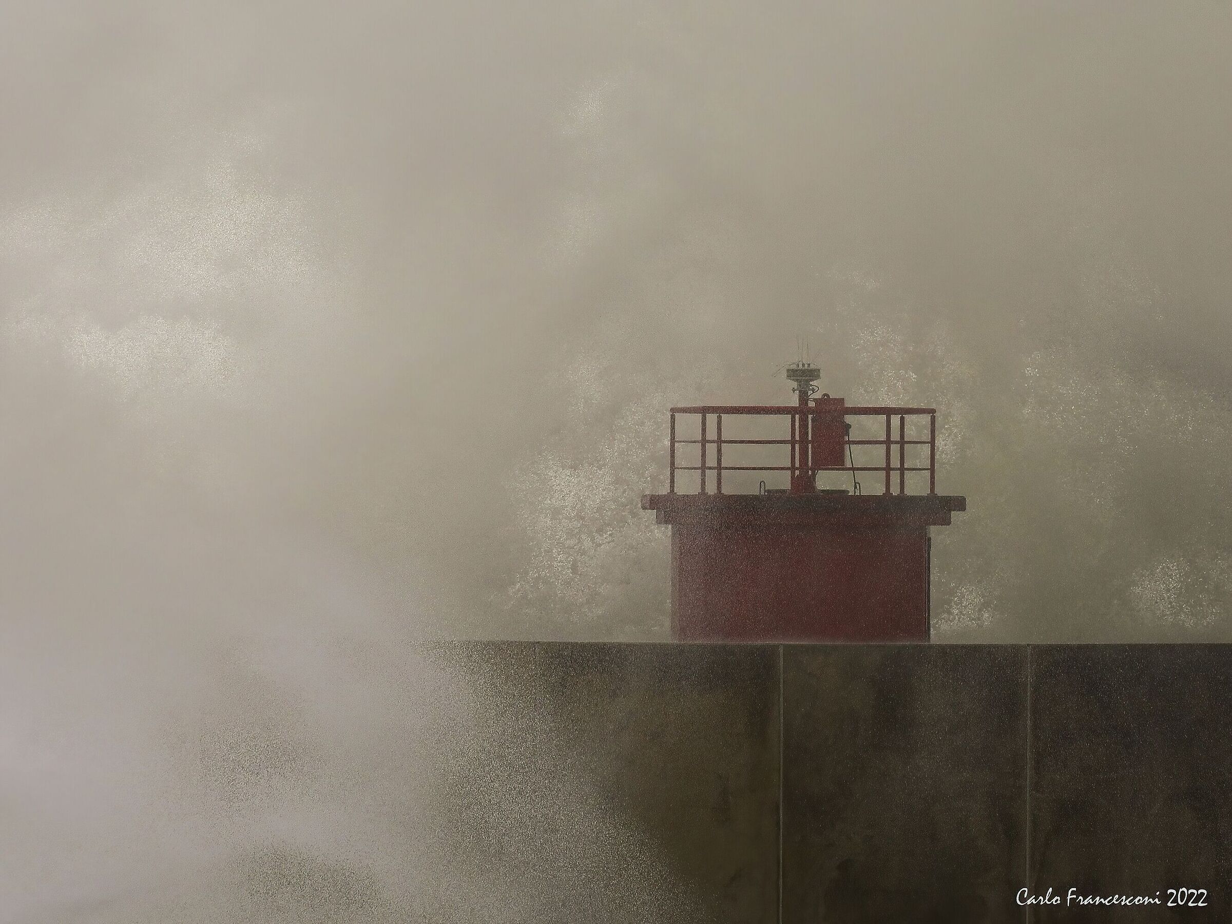 between one wave and another