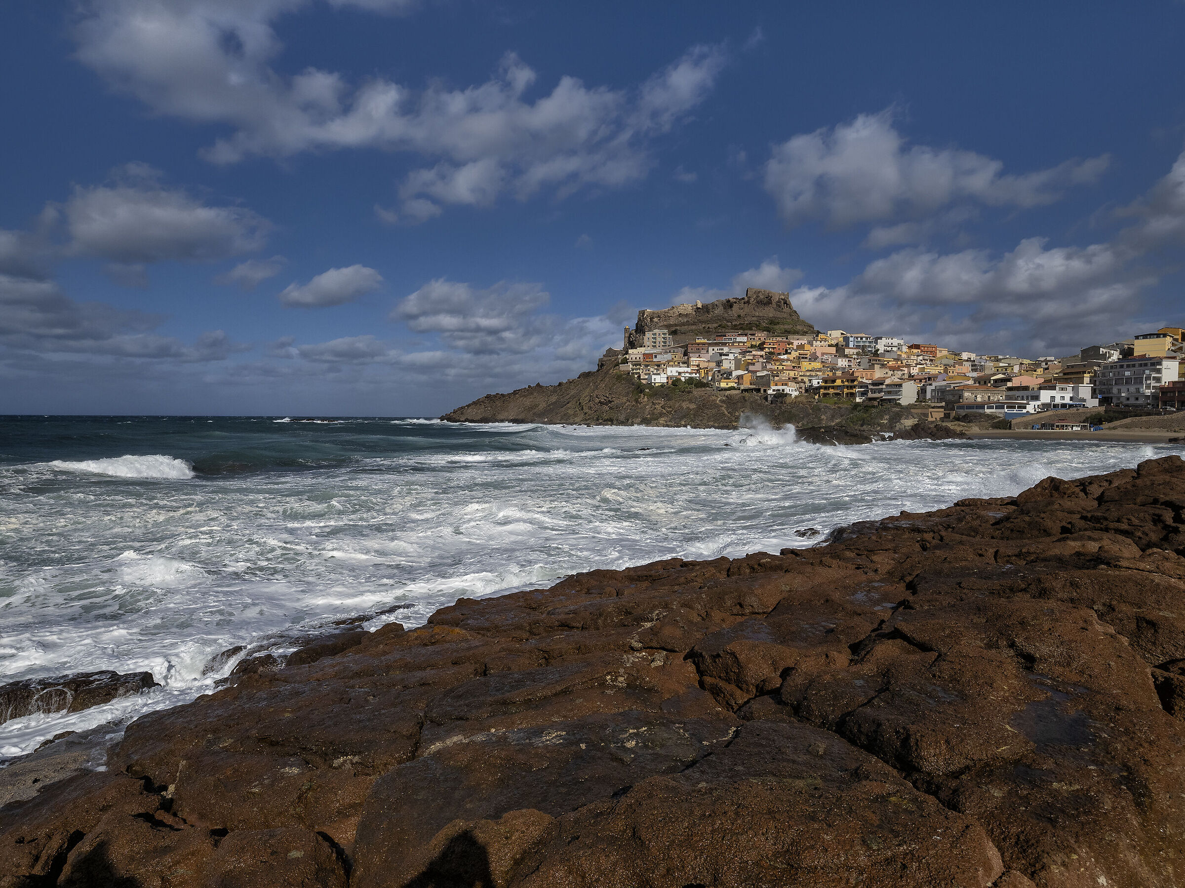 storm surge in Castelsardo