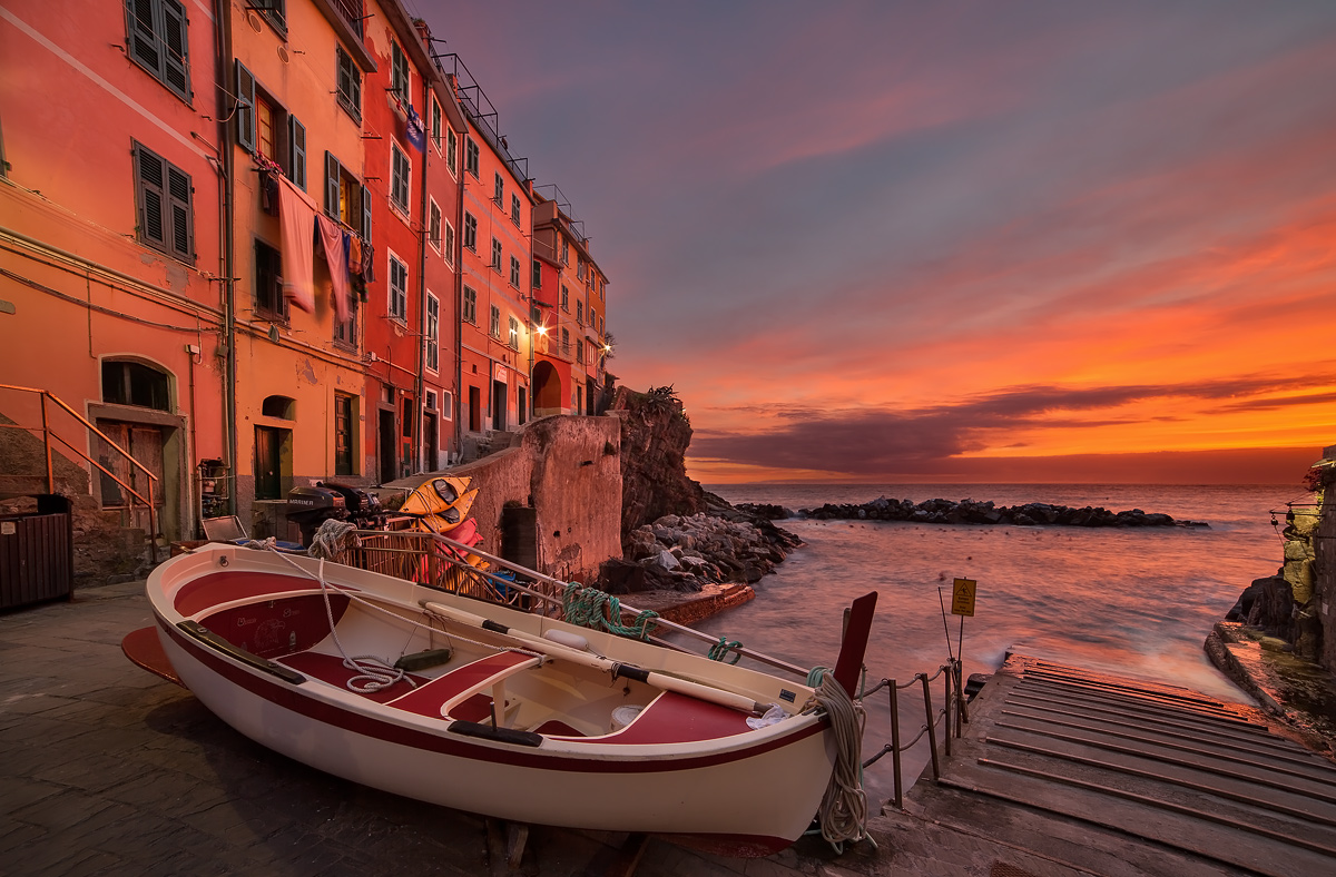 Tramonto a Riomaggiore 2