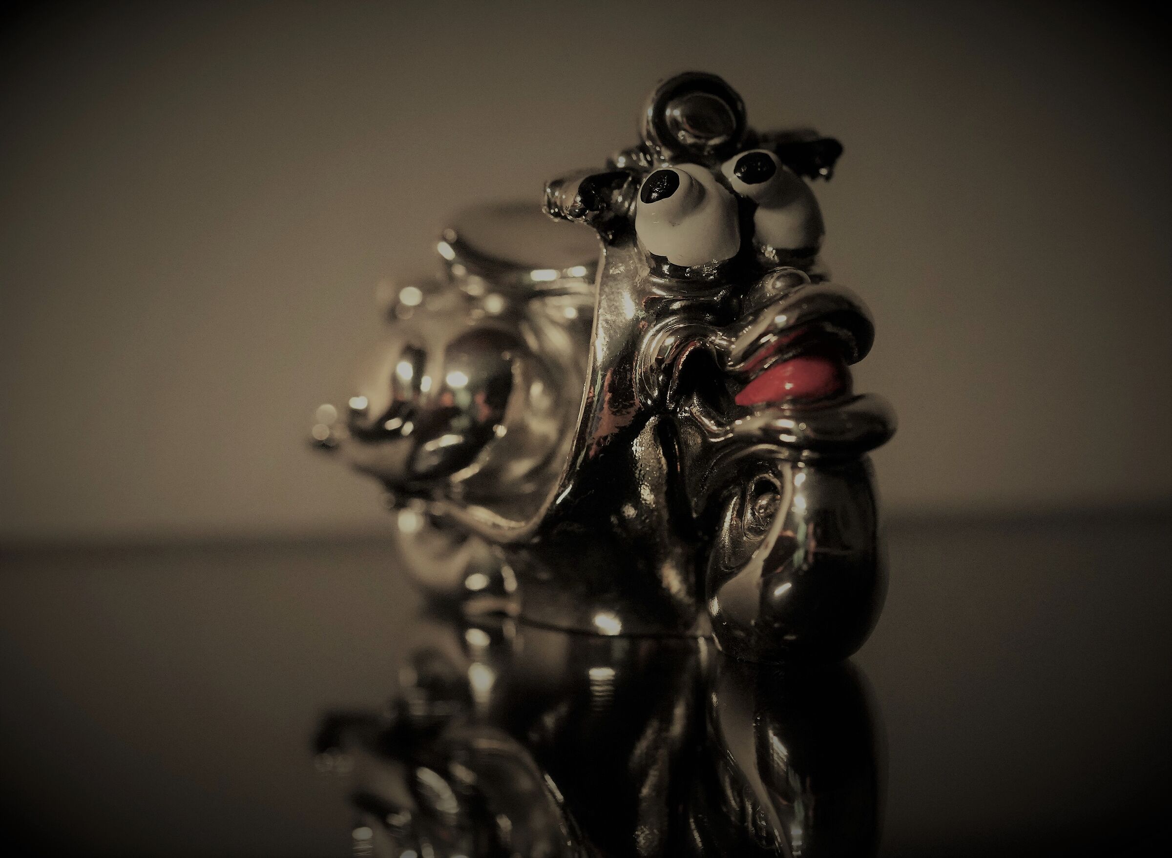 Motorcycle with tongue