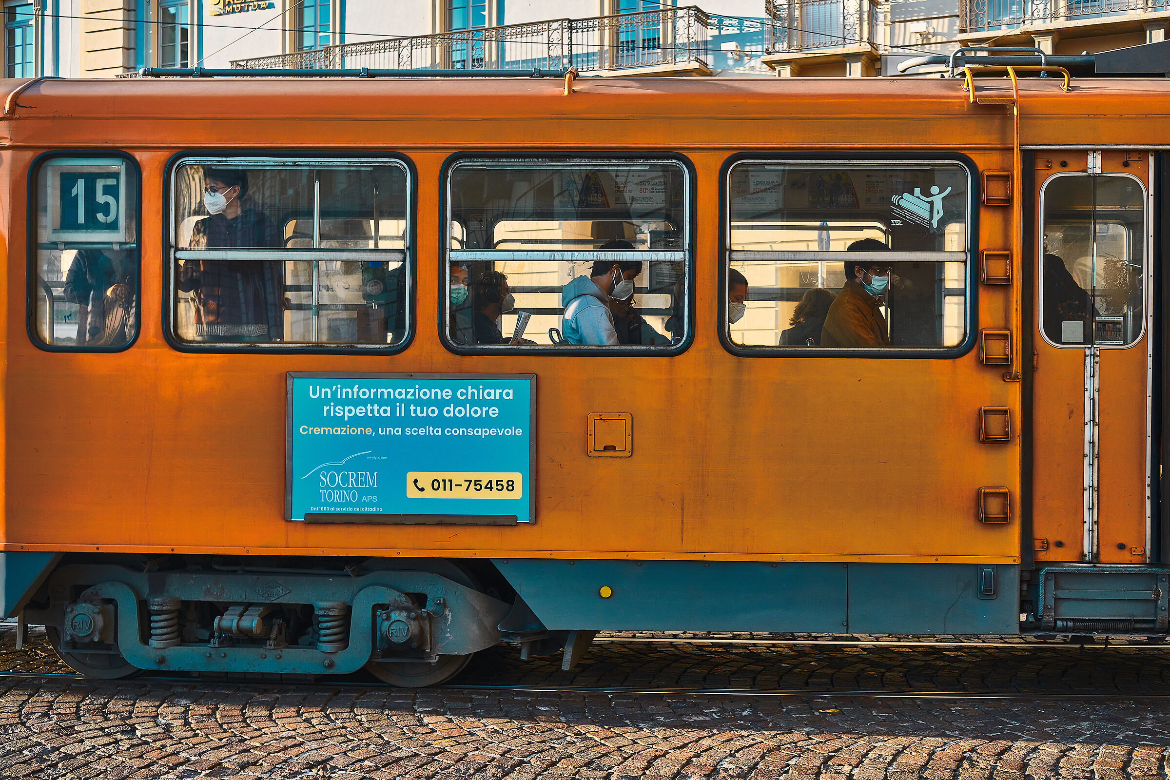 By tram