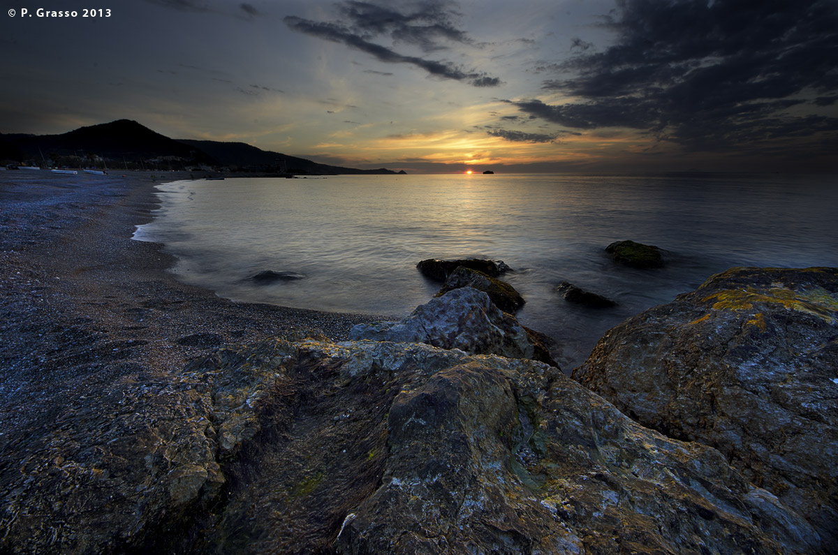 tramonto a Gliaca di Piraino (Me)