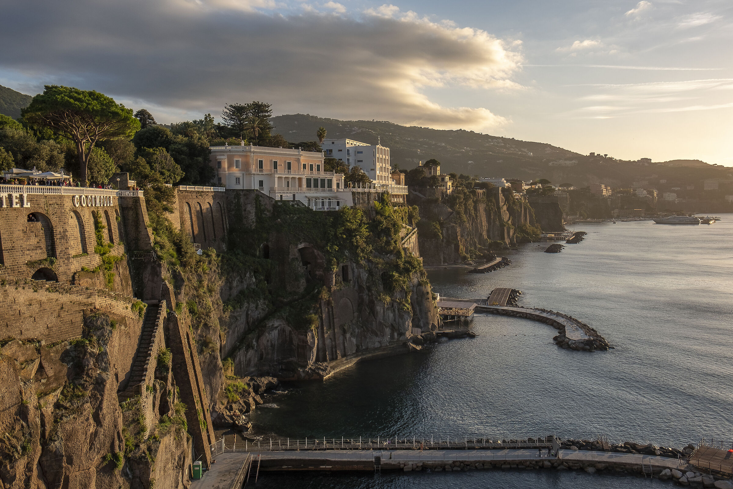 Sant'Agnello, view from Piazzetta Marinella
