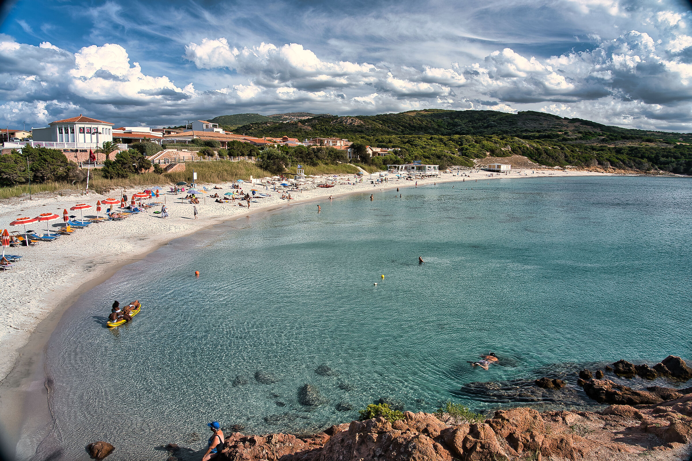 the beach of Isola Rossa