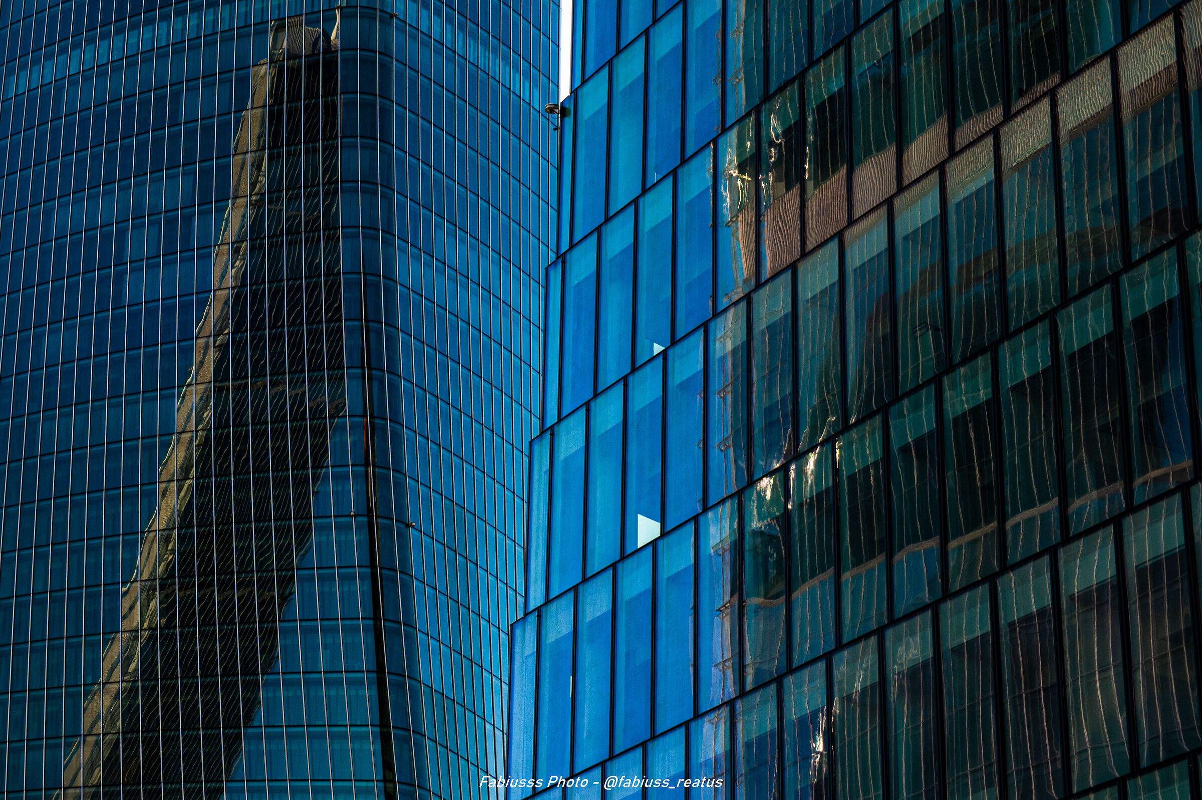 Reflections at sunset