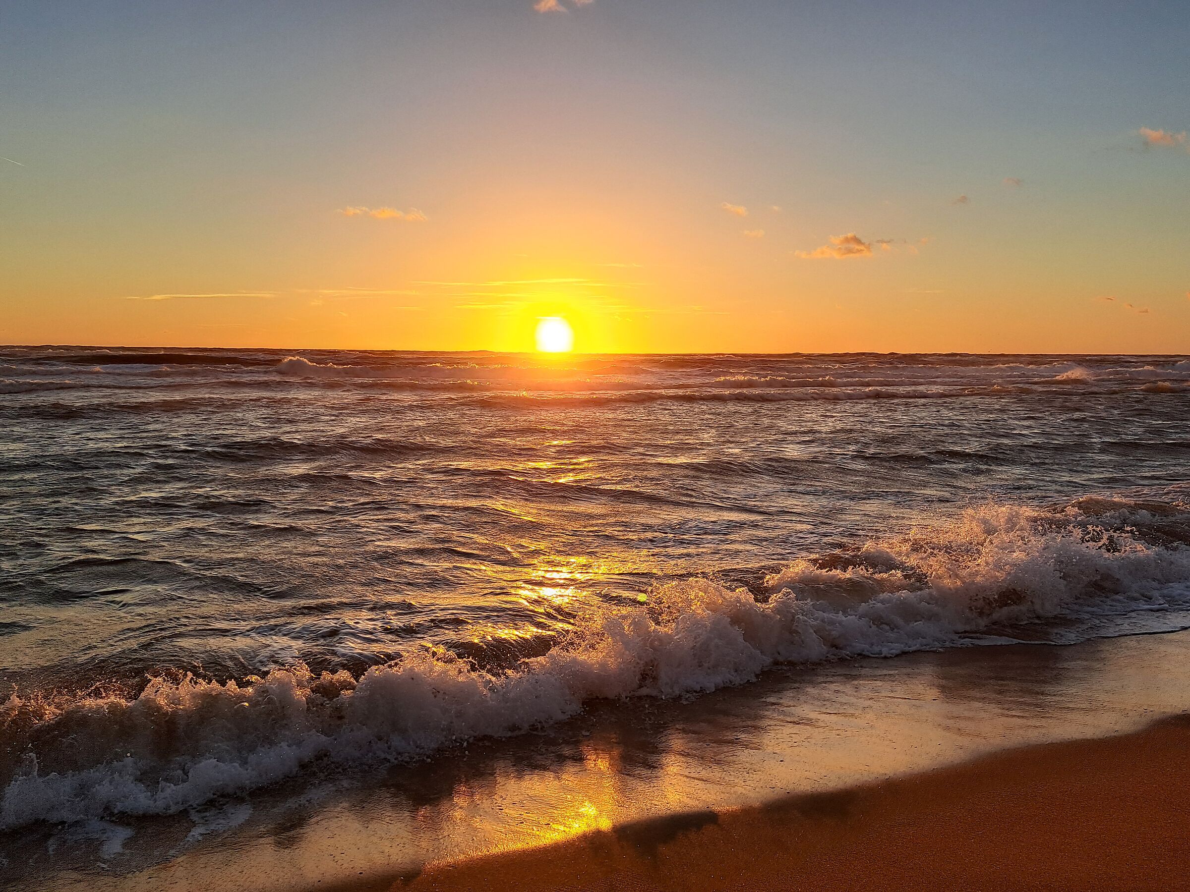 Tramonto spiaggia Sabaudia - Latina