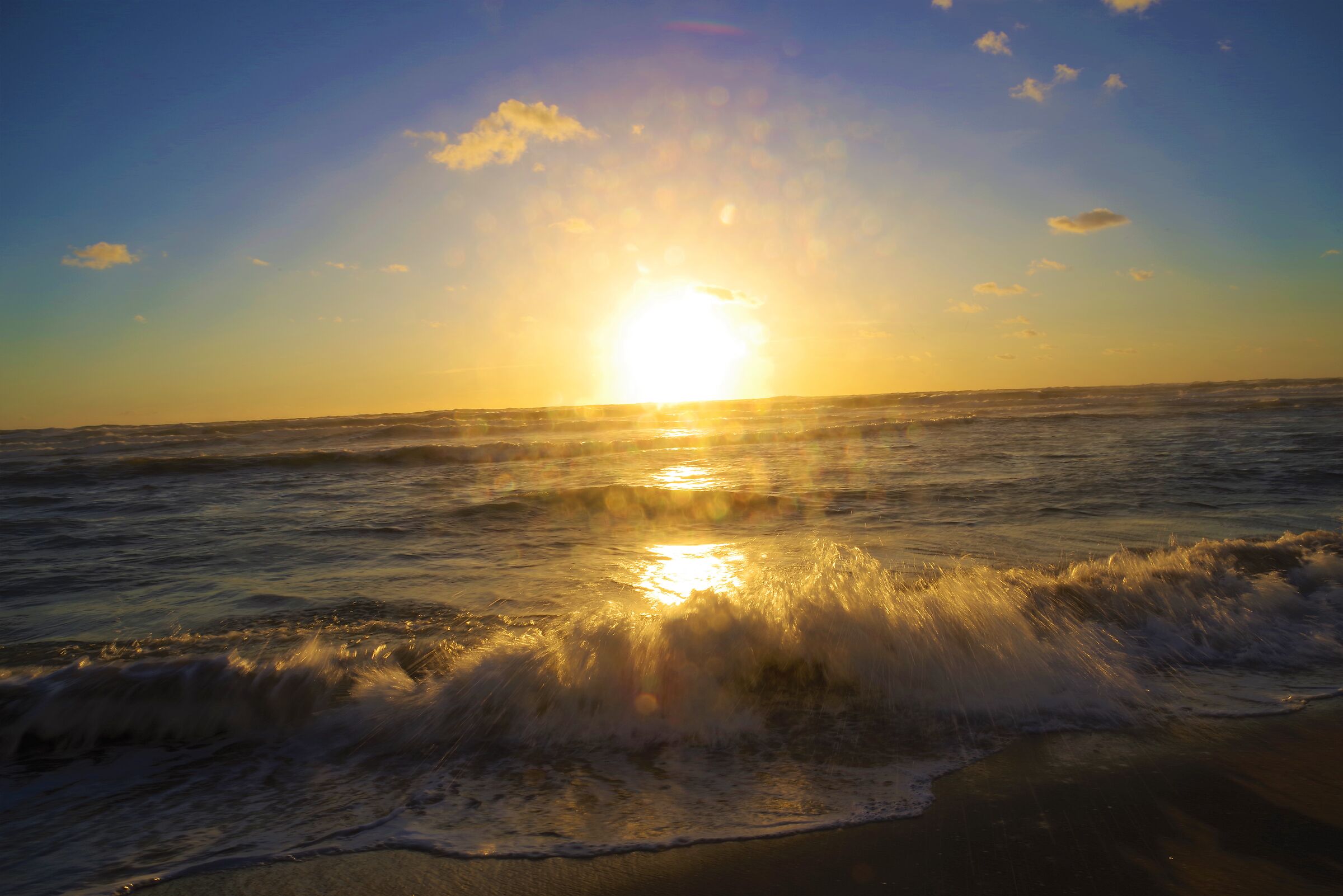Tramonto spiaggia Sabaudia - Latina