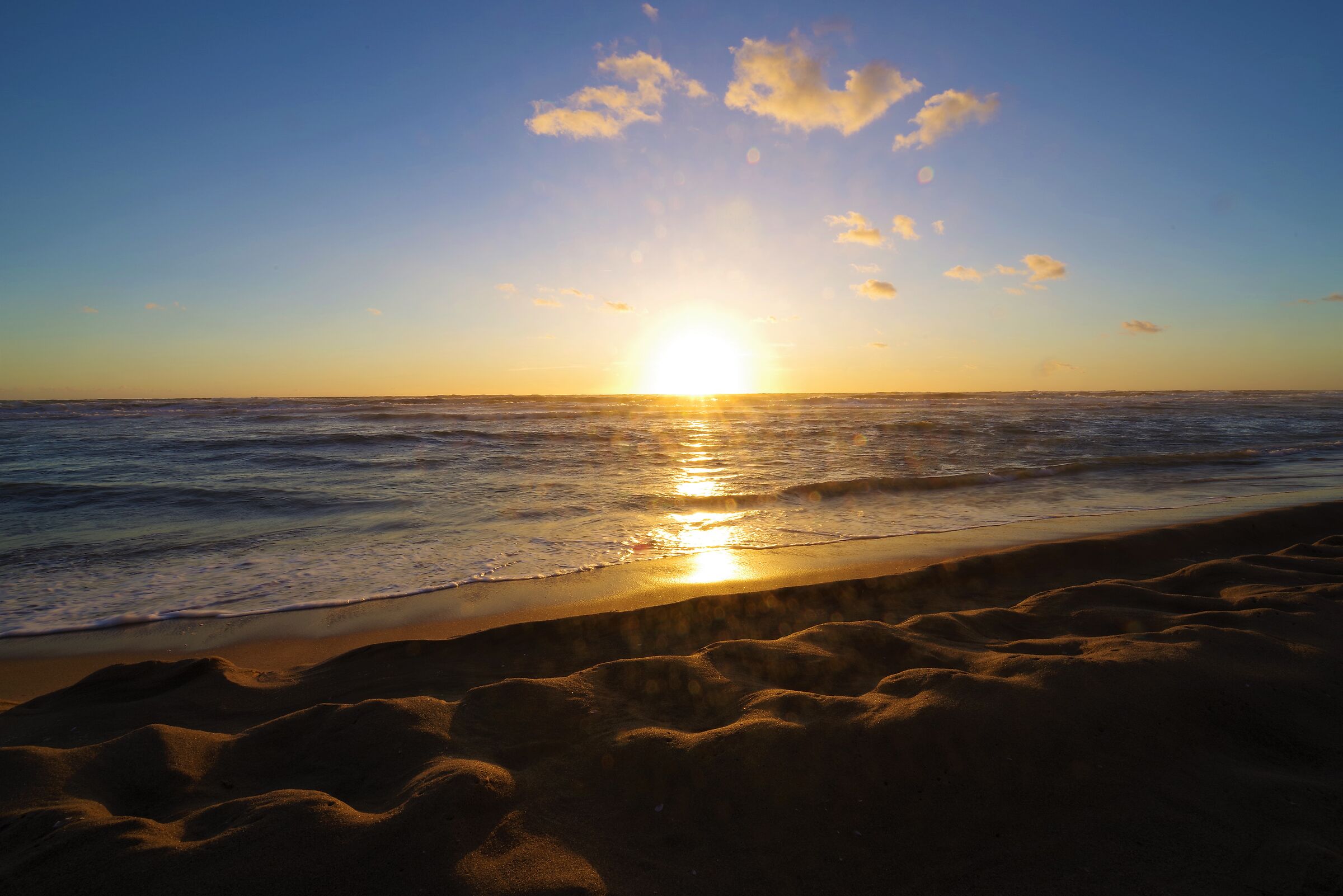 Tramonto spiaggia Sabaudia - Latina