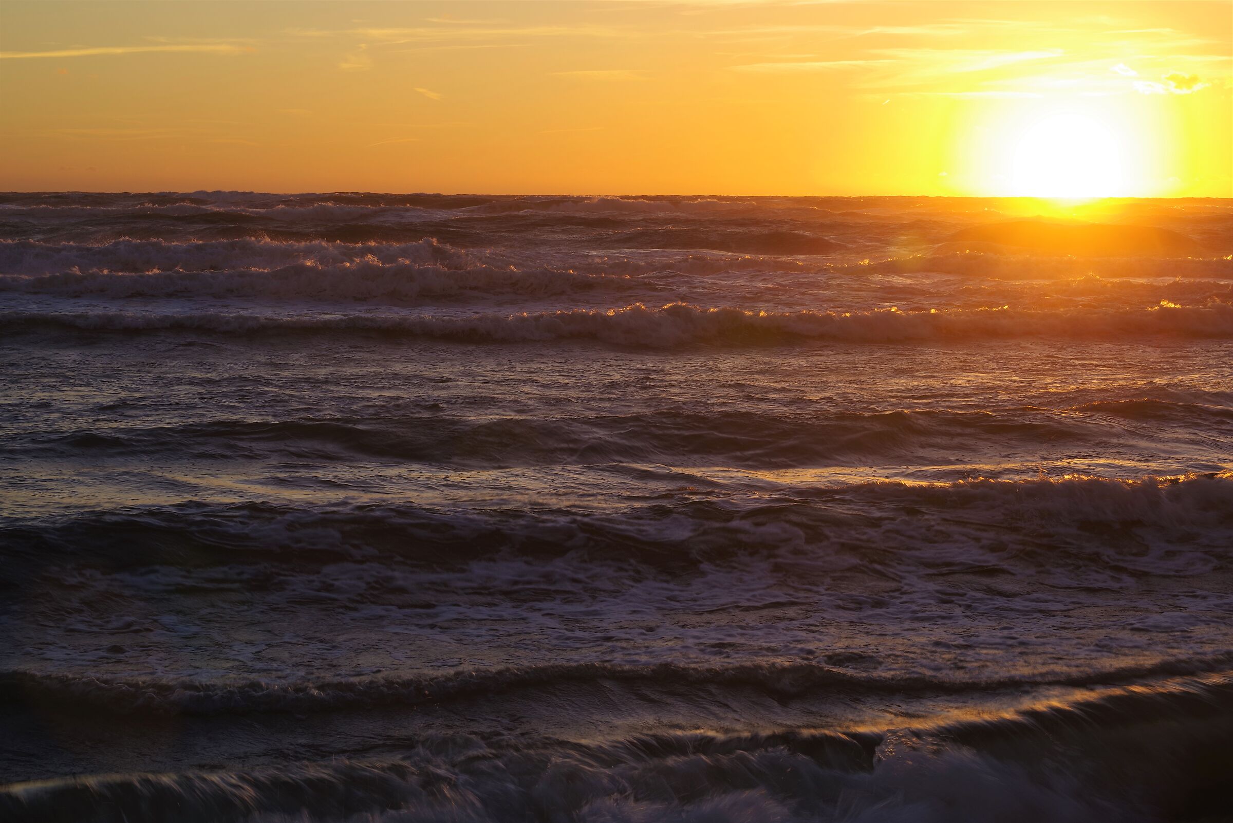 Tramonto spiaggia Sabaudia - Latina