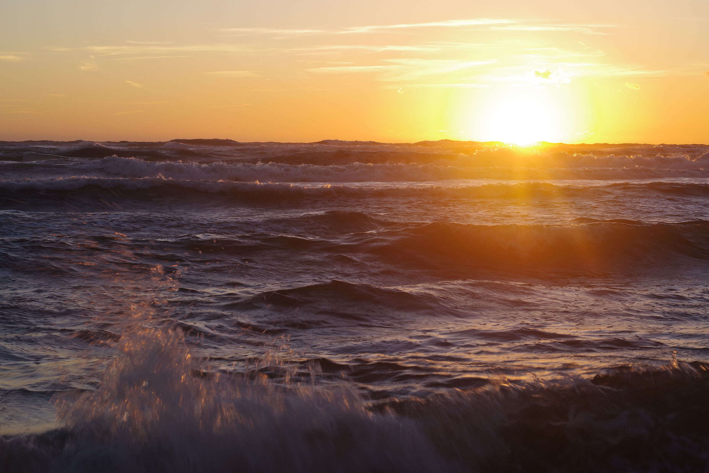 Tramonto spiaggia Sabaudia - Latina
