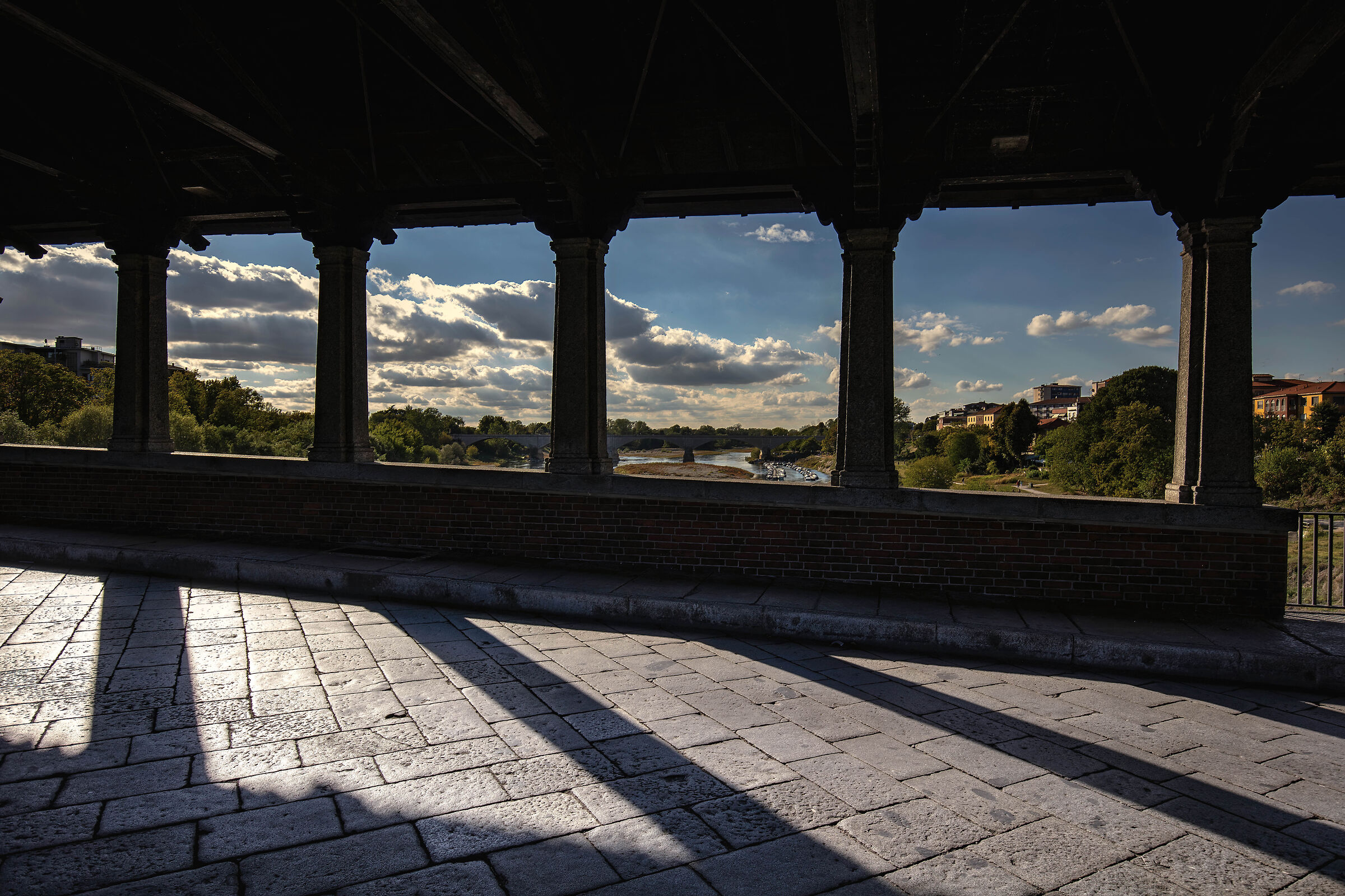 Play of light on the Ponte Vecchio