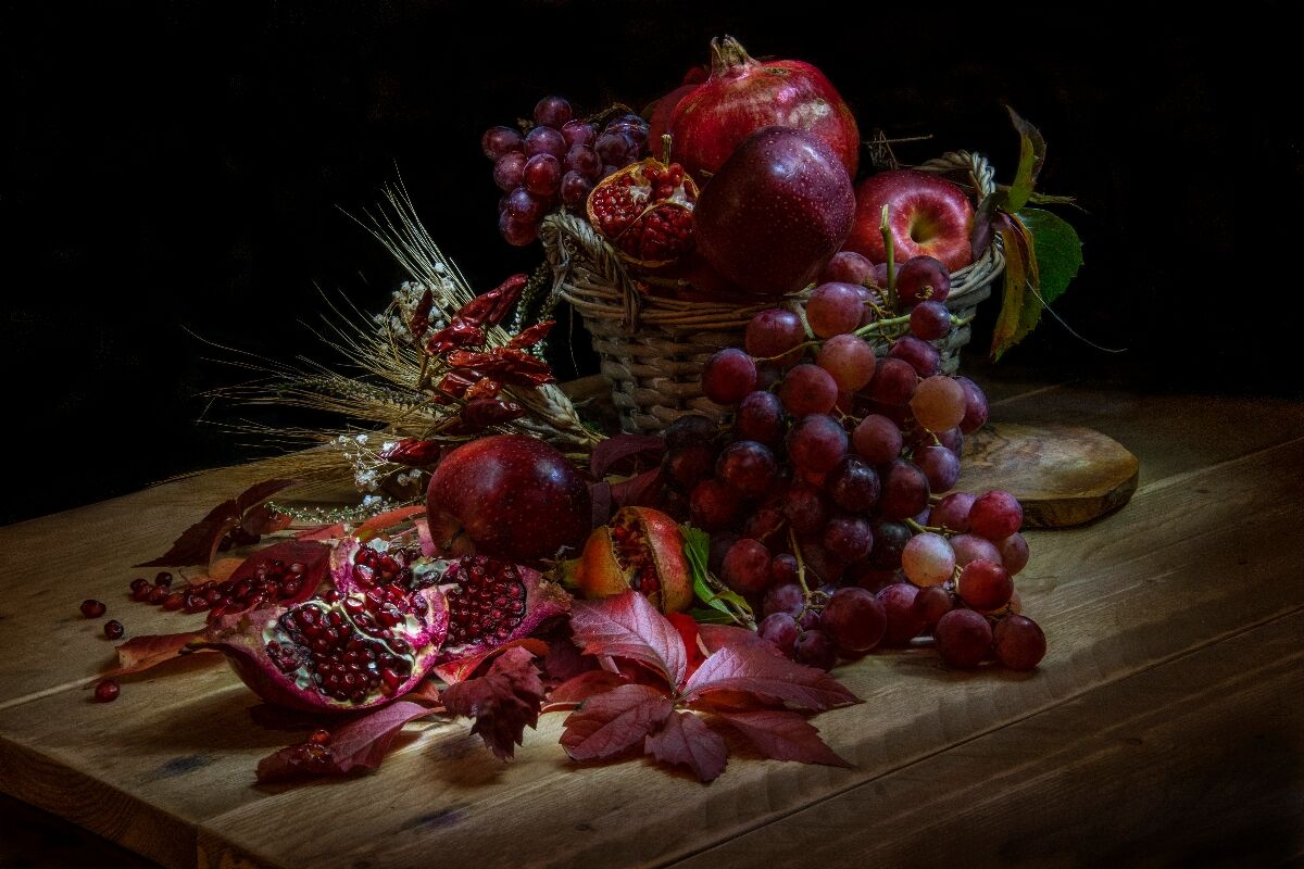 Light painting rosso