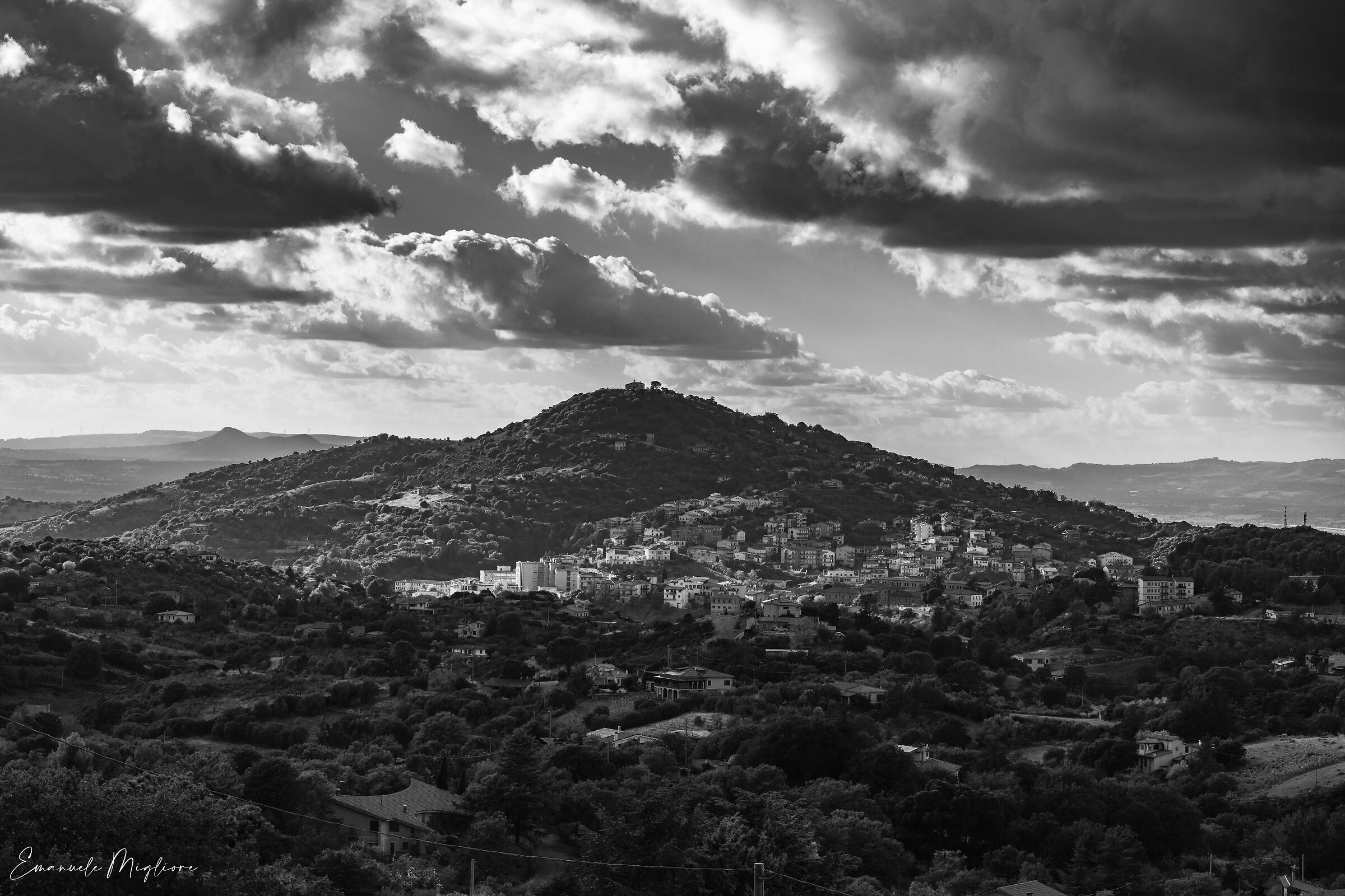 Vista su Ozieri - colle Monserrato