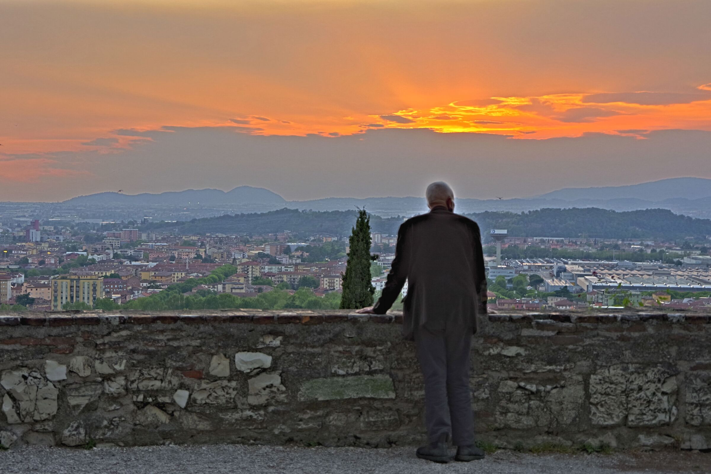 Brescia from the castle