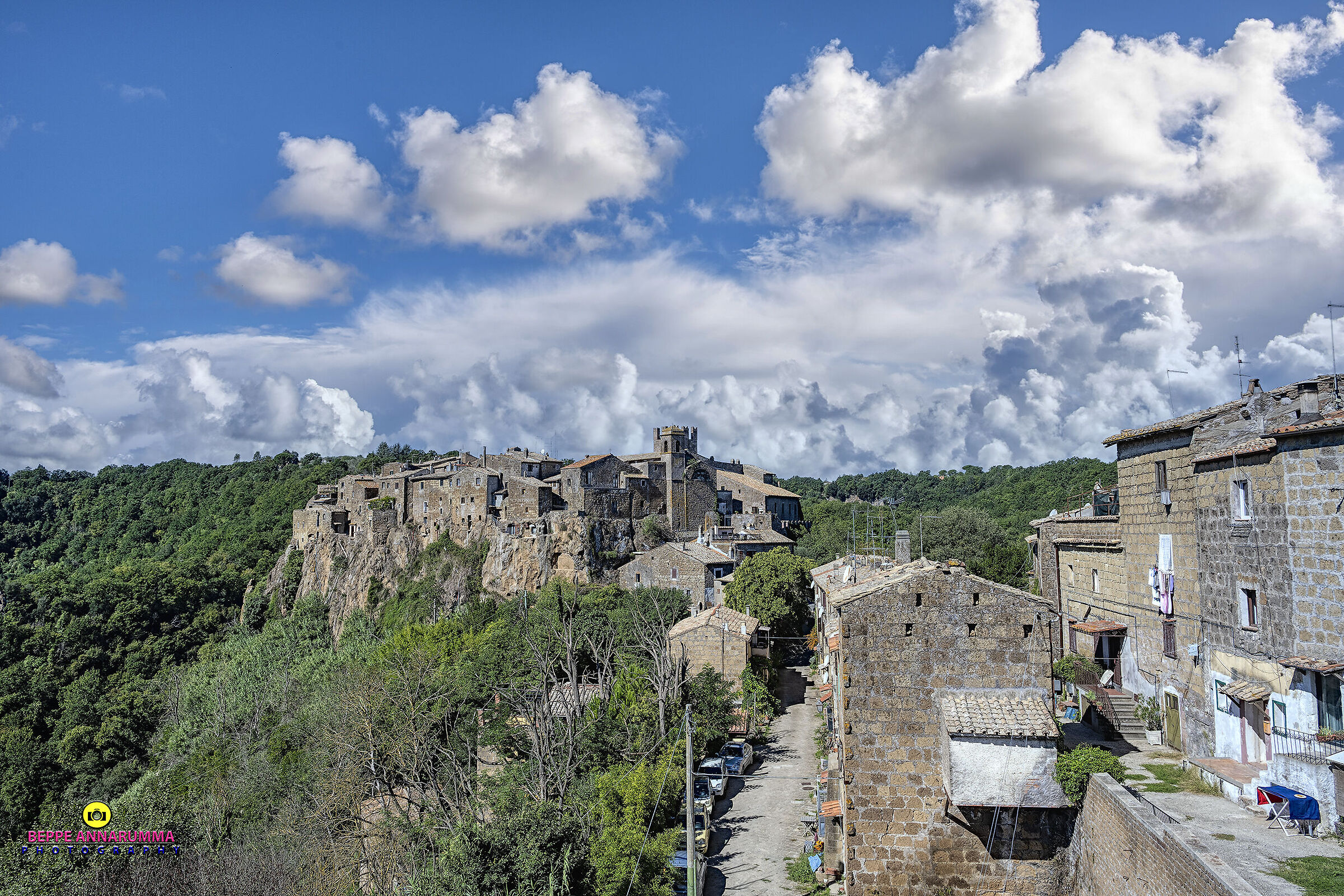 Panorama di Calcata (Viterbo)