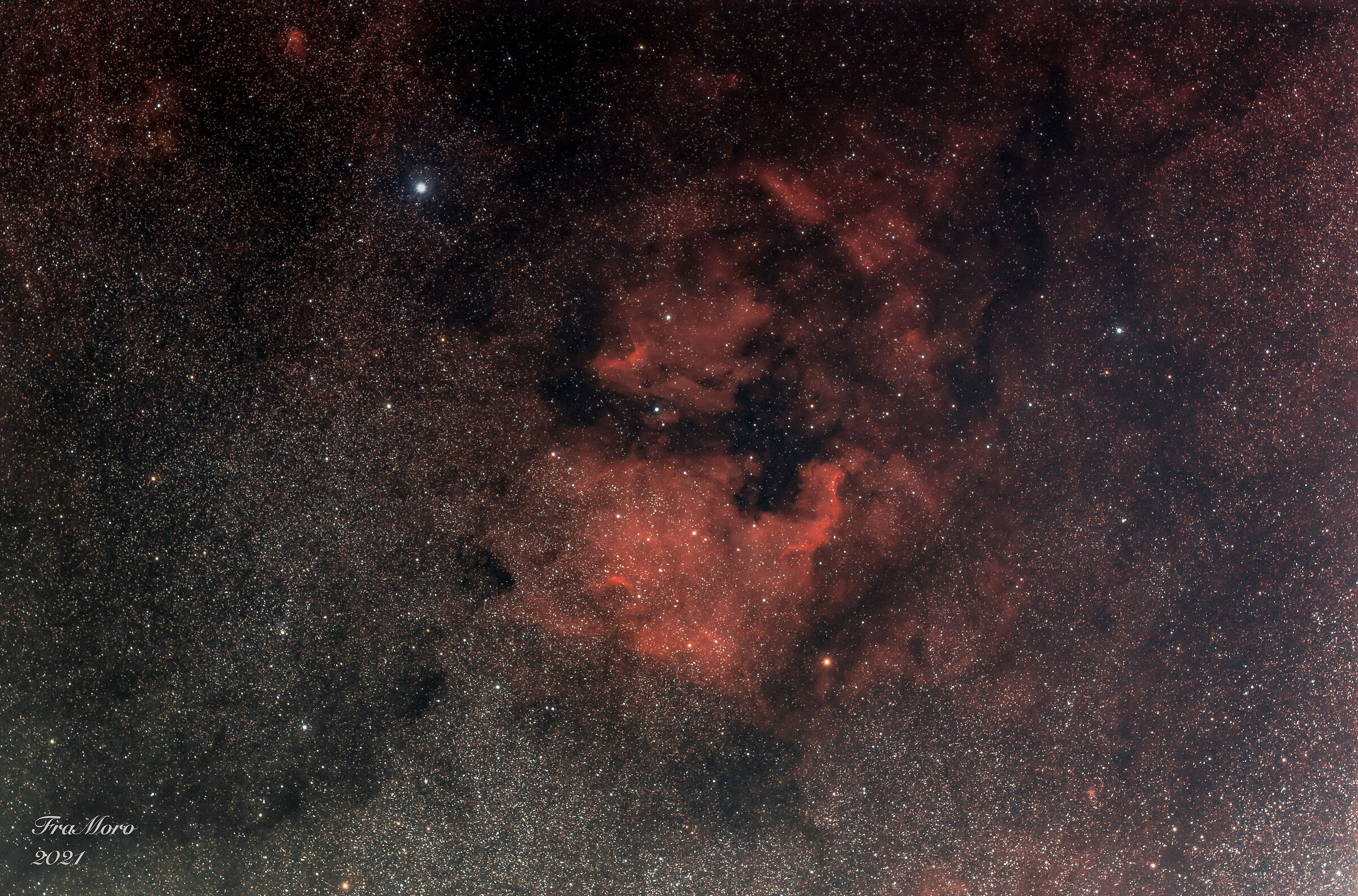 Deneb, North America and Pelican