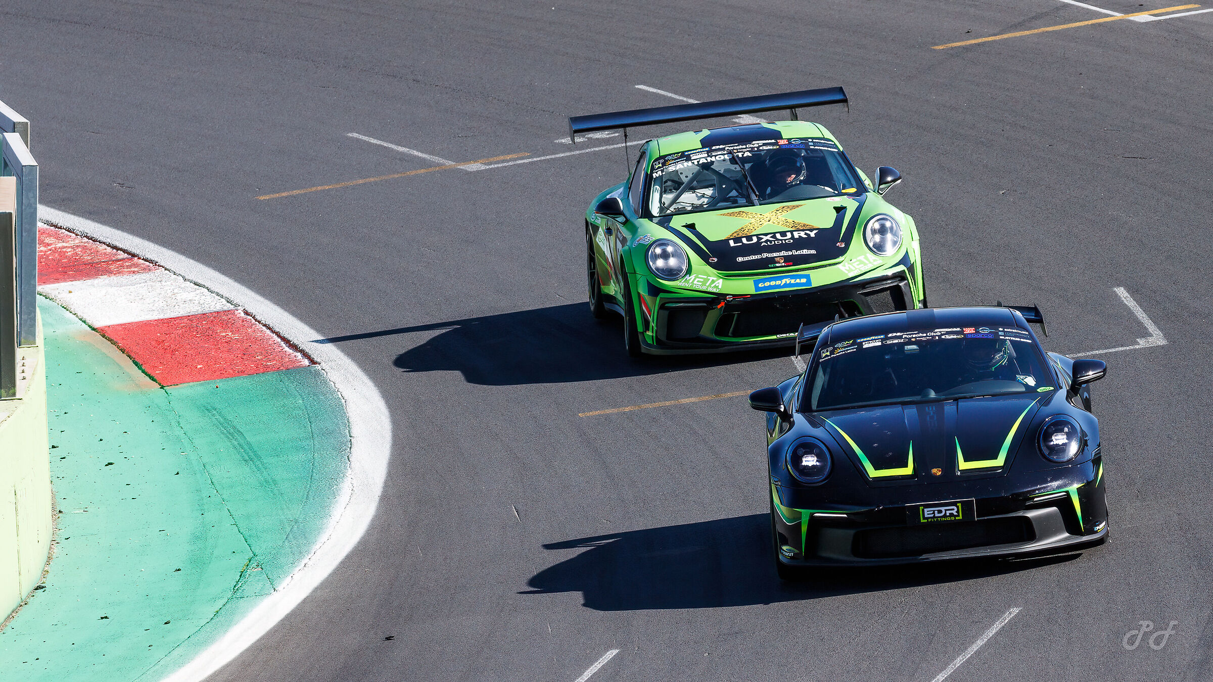 Before taking the straight