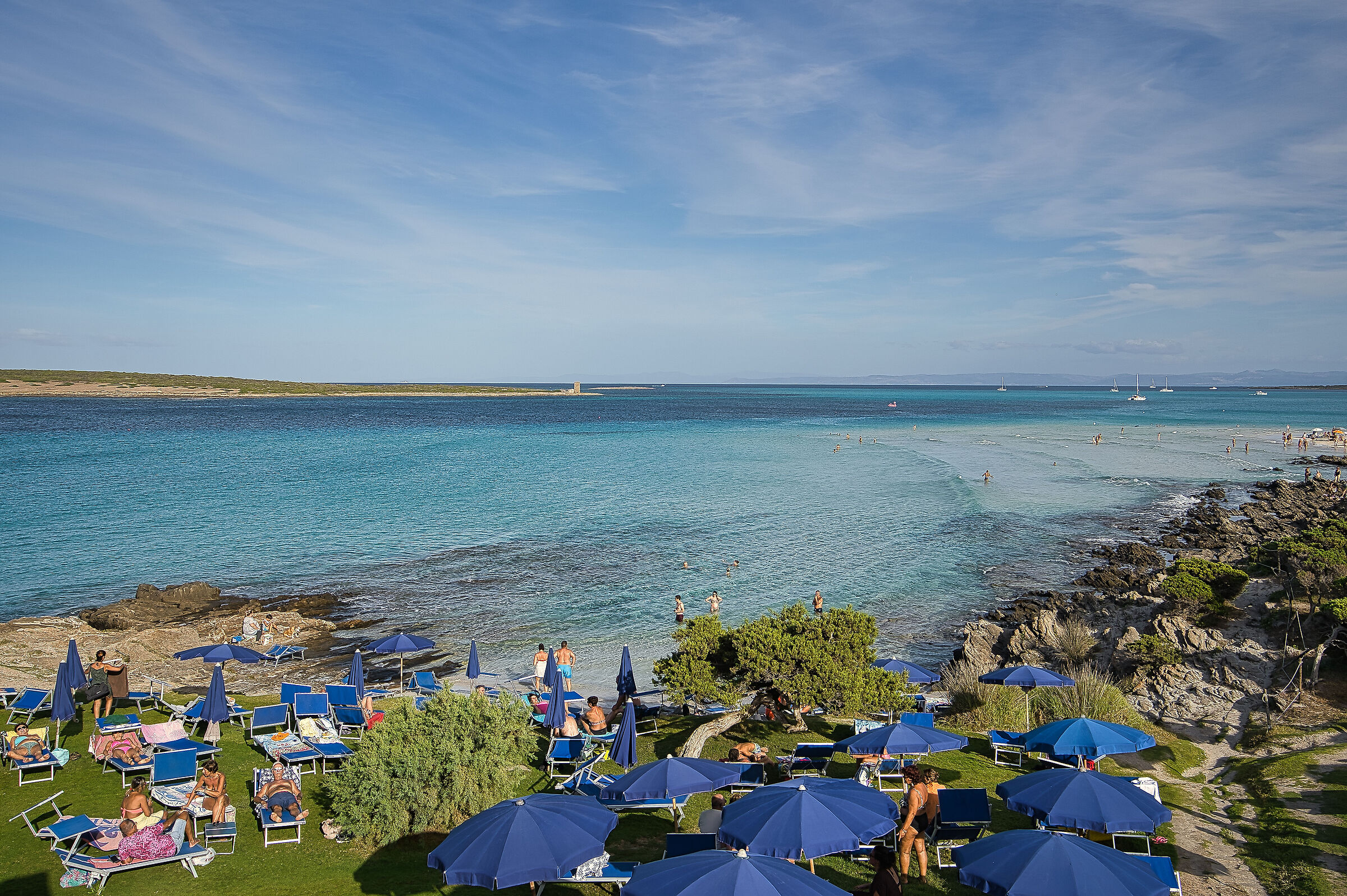 la spiaggia della Pelosa e Pelosetta..