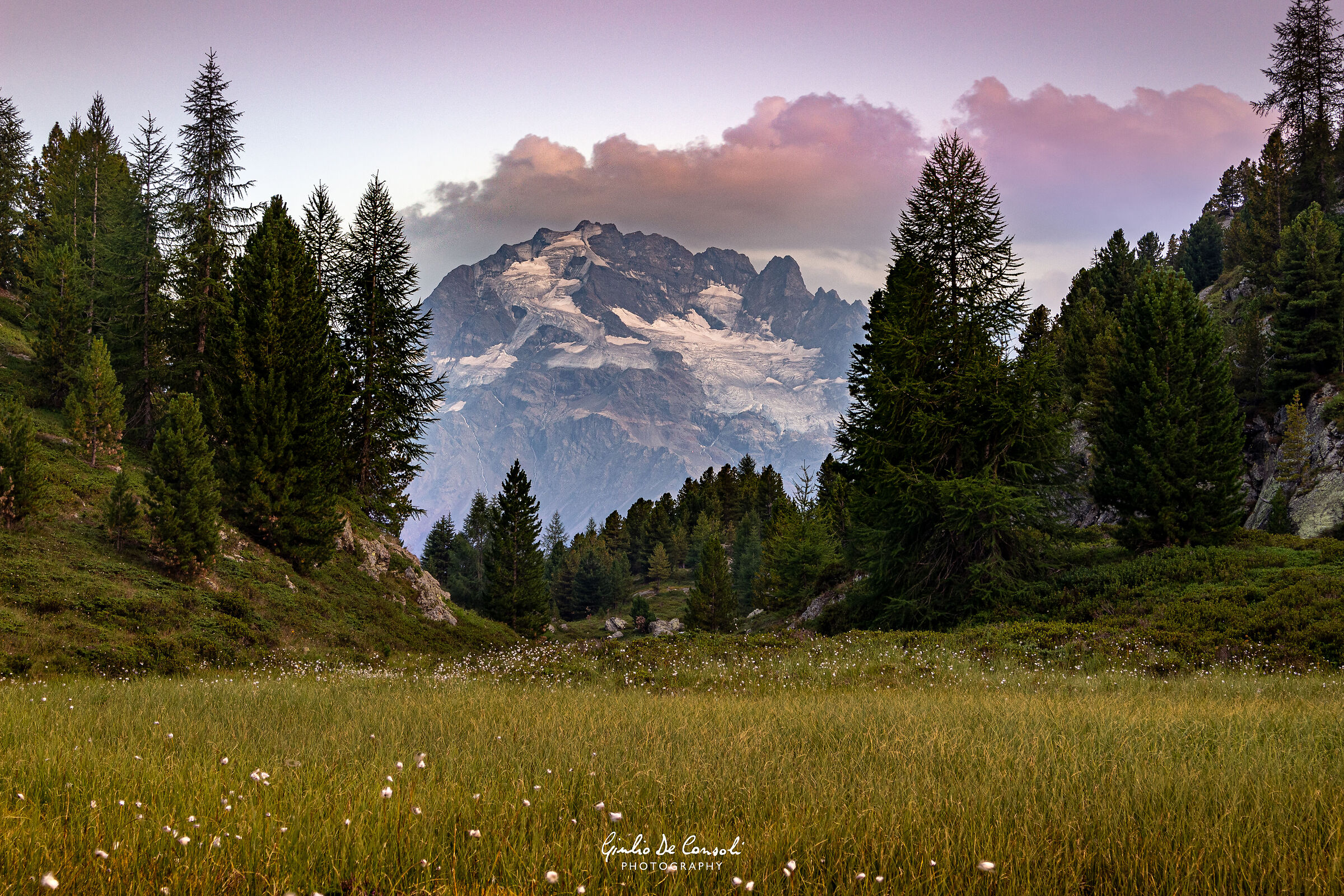 Cima Piazzi at dusk
