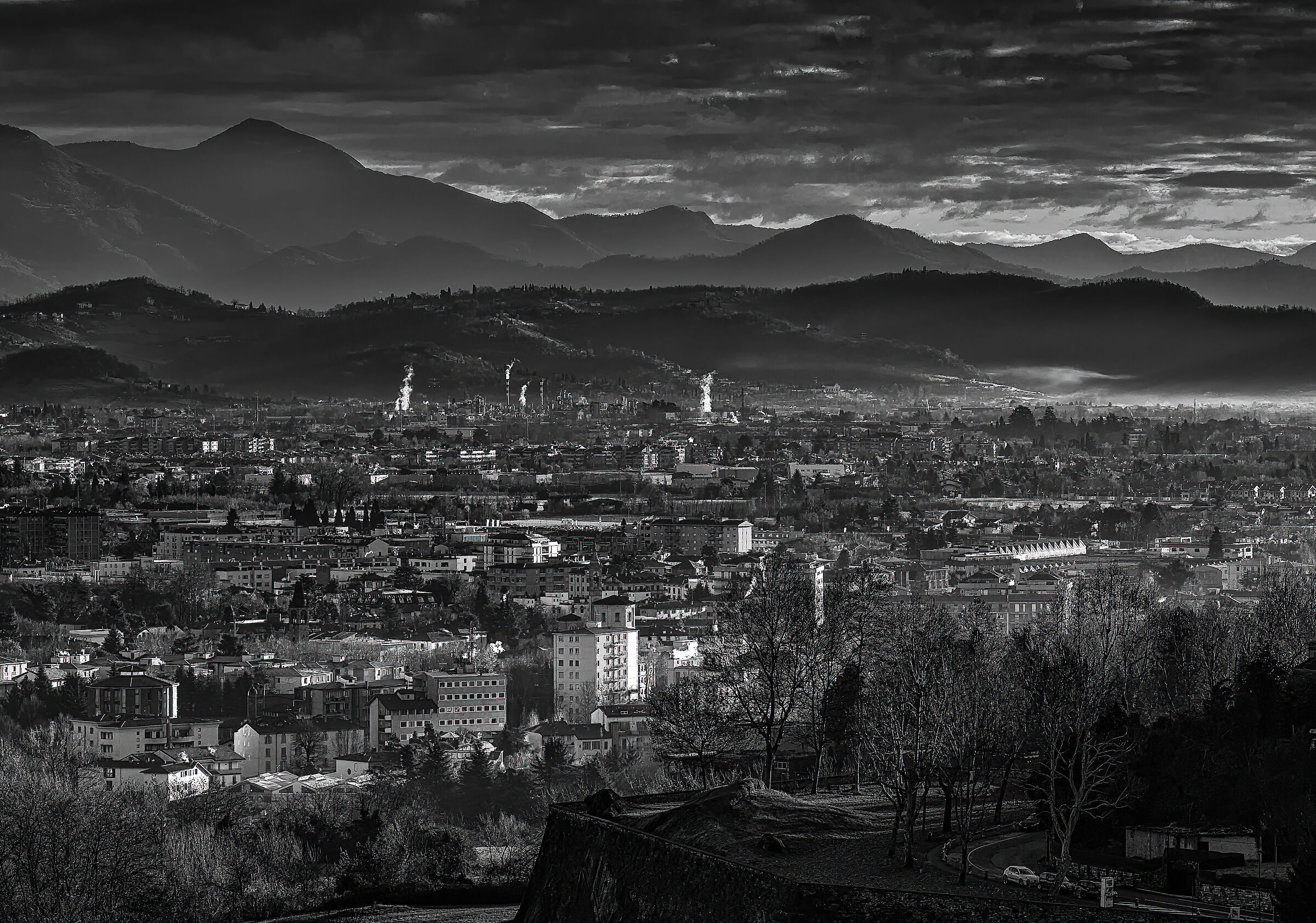 View from upper town