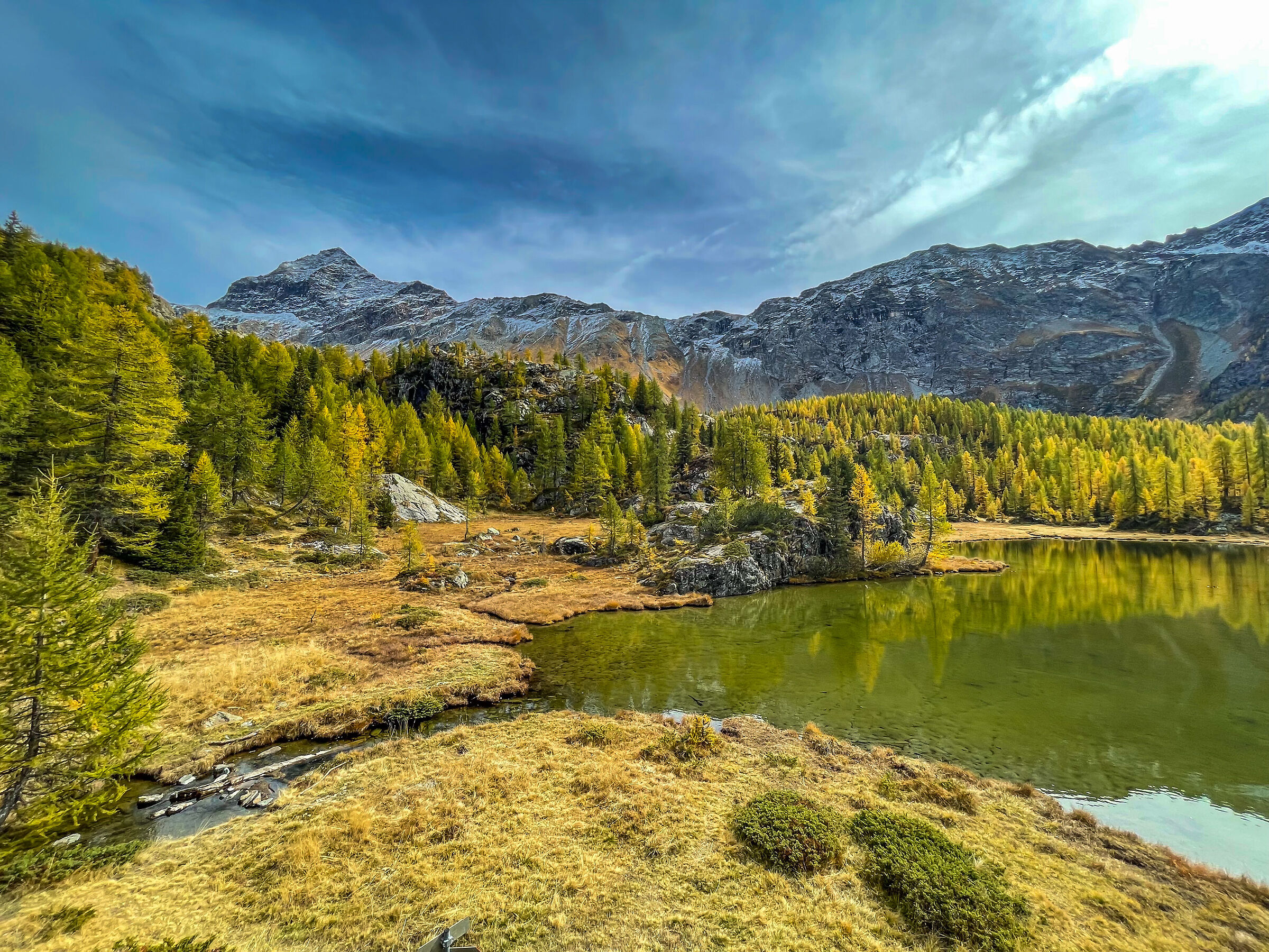 Pizzo Scalino in veste autunnale