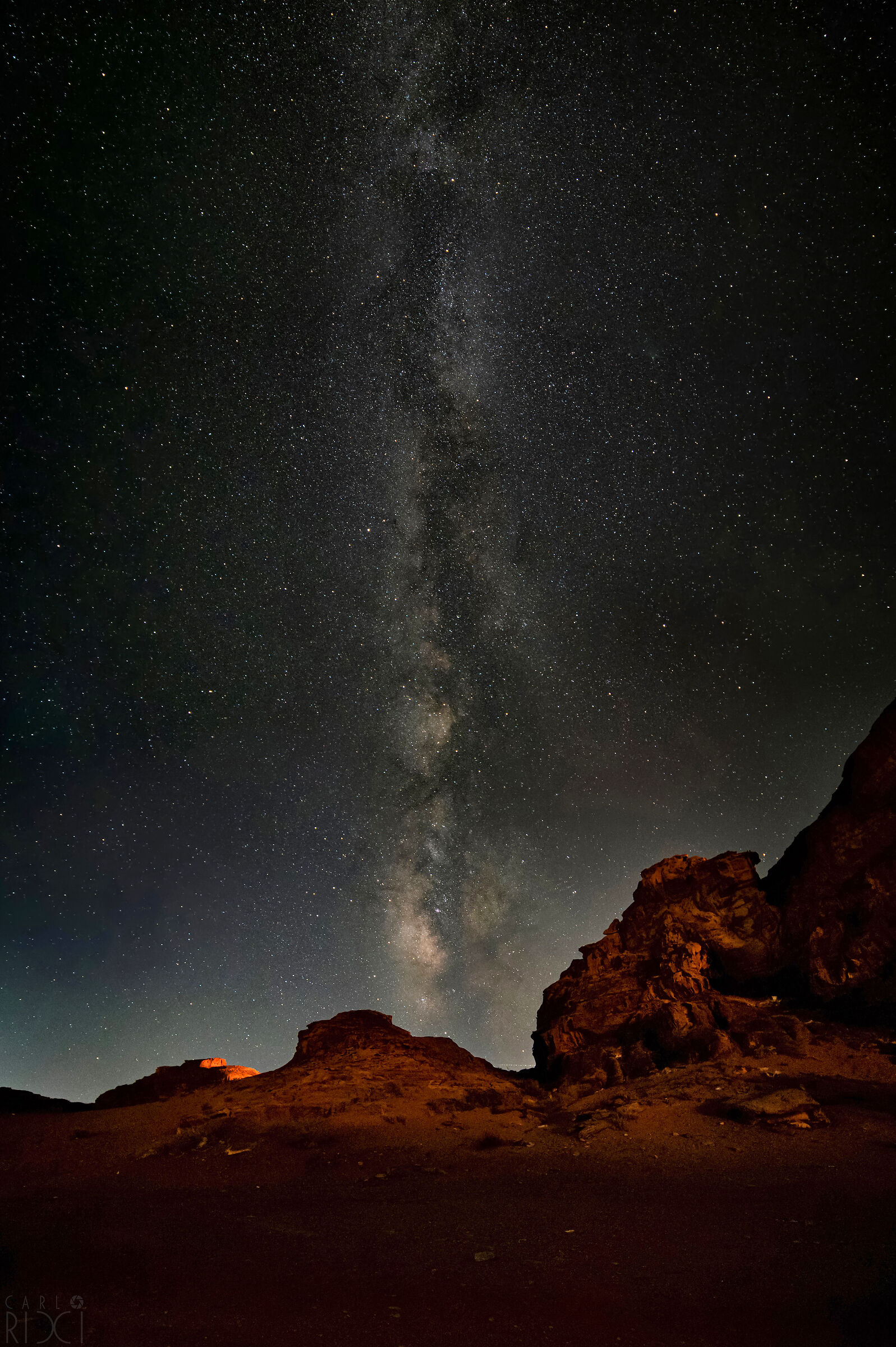 Milky Way in Wadi Rum