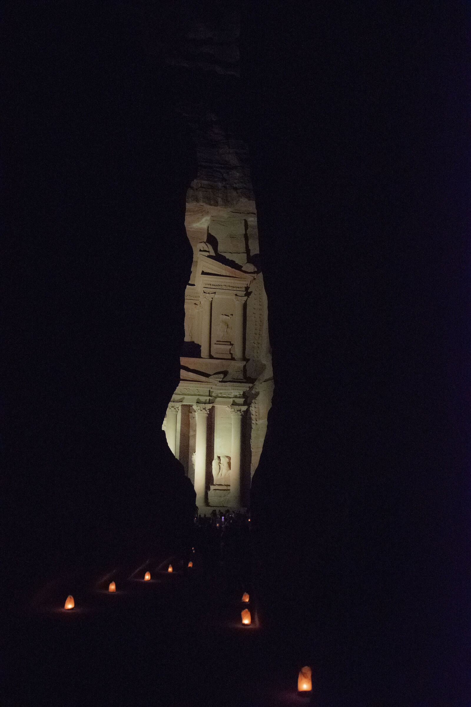 Petra by night