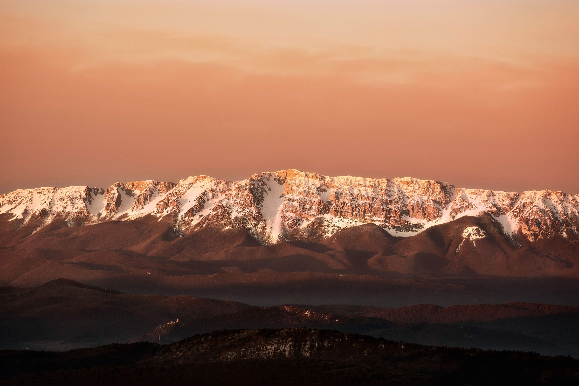 A look towards Sirente-Velino