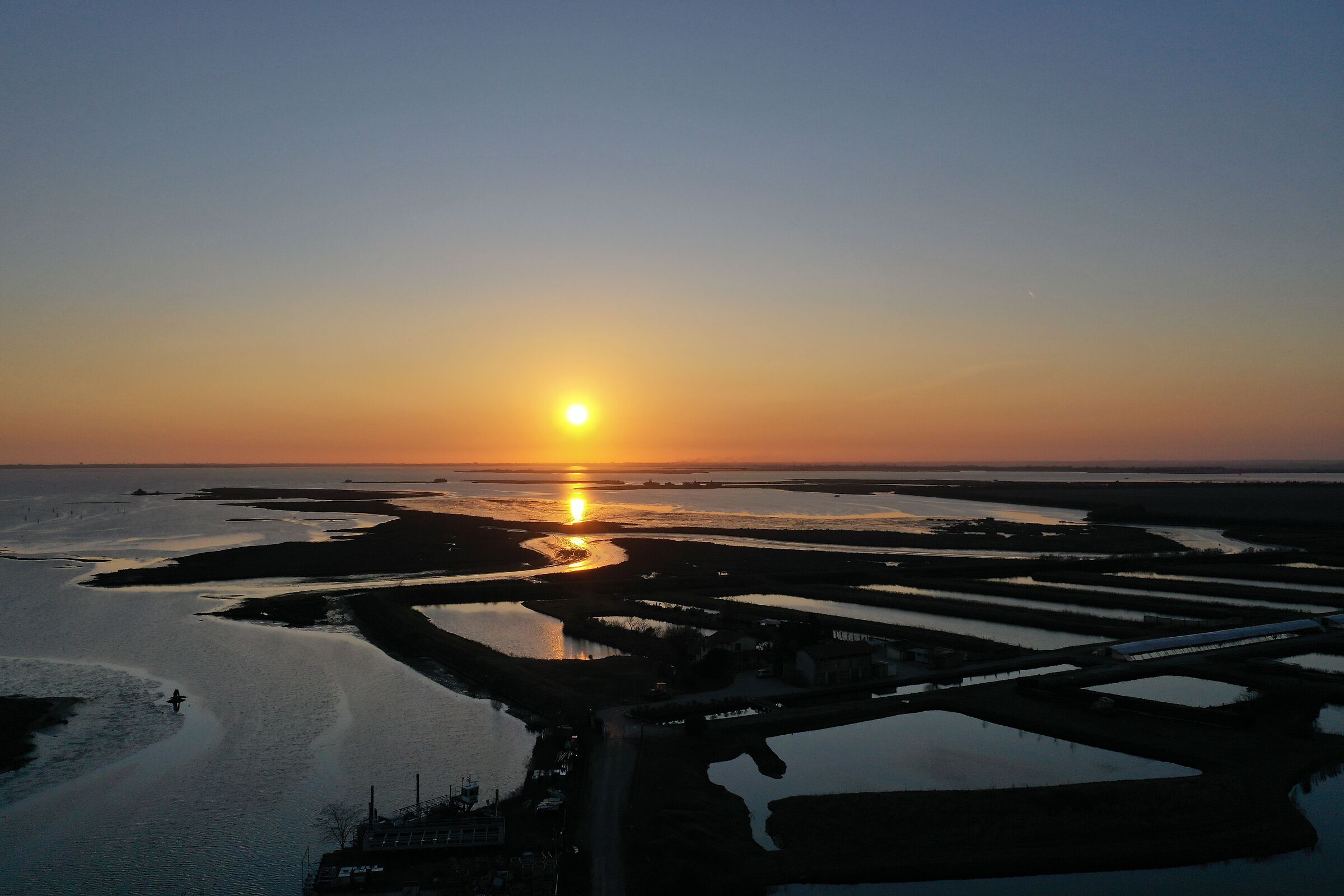 Sunset in Marano