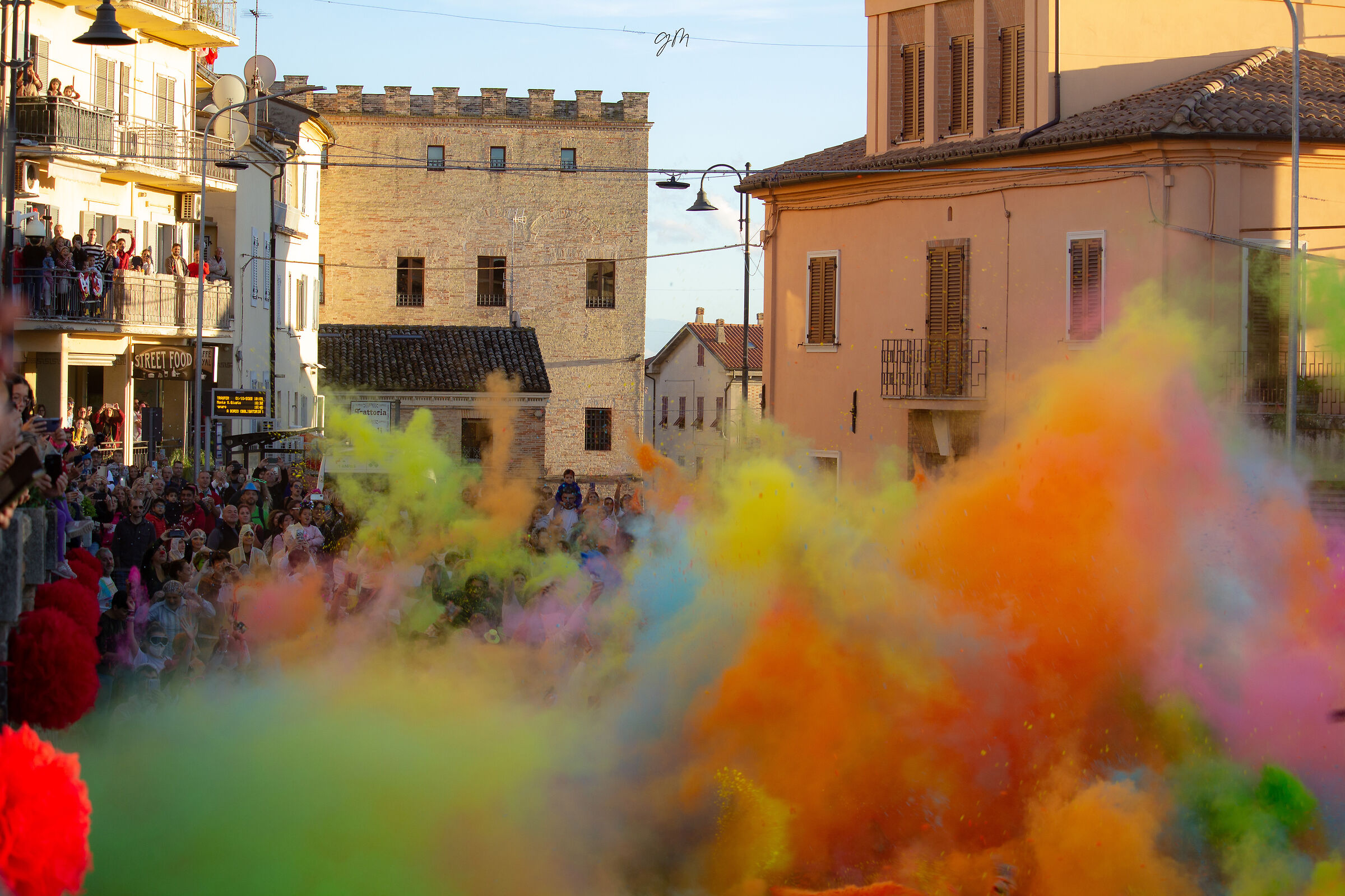 Explosion of colors