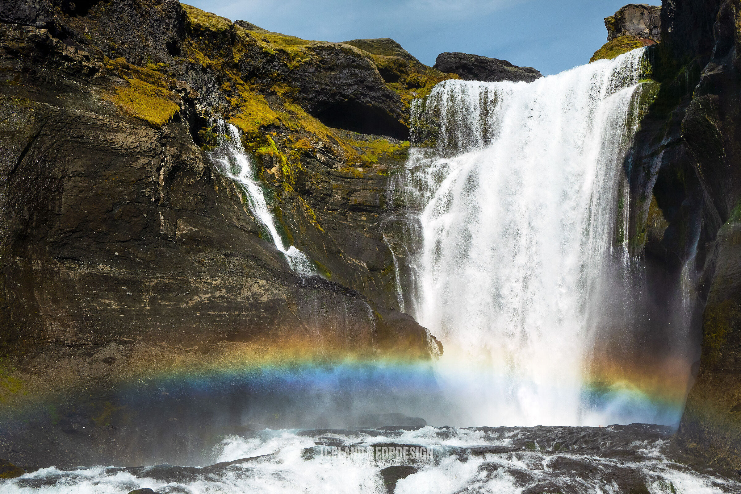 Oafaerufoss Waterfall