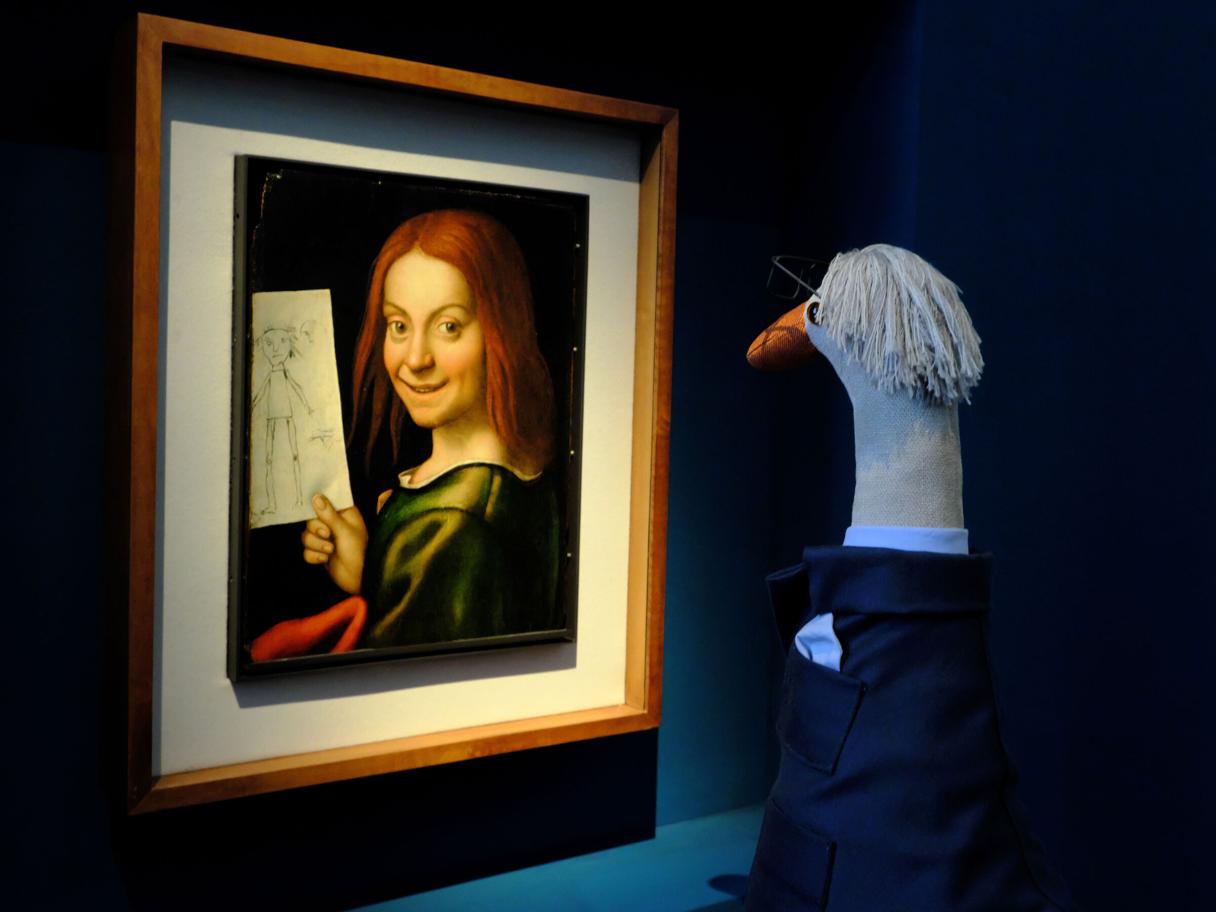"Quack! GOAT! Drawings worse than a goat..."