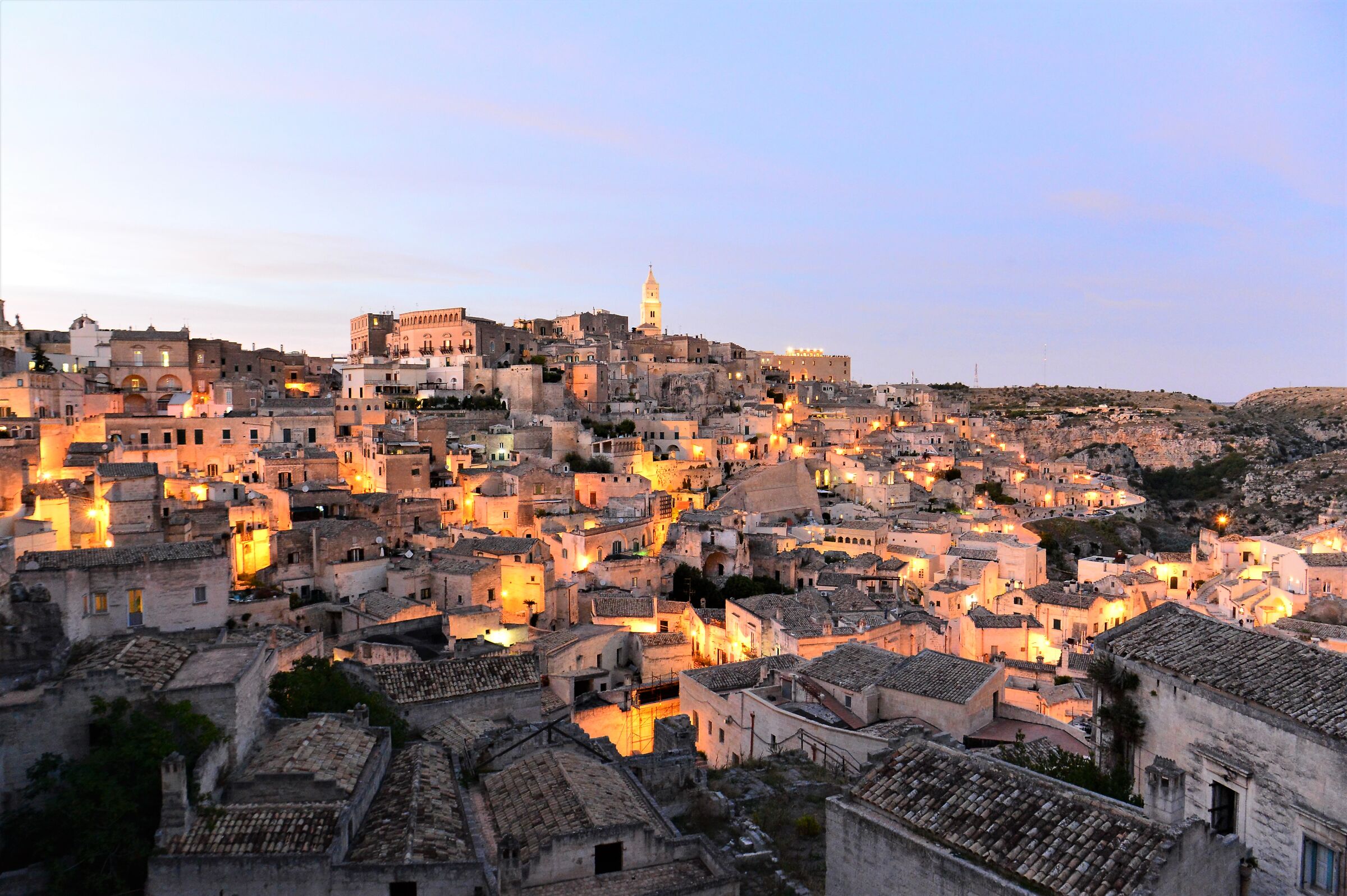 Matera al tramonto