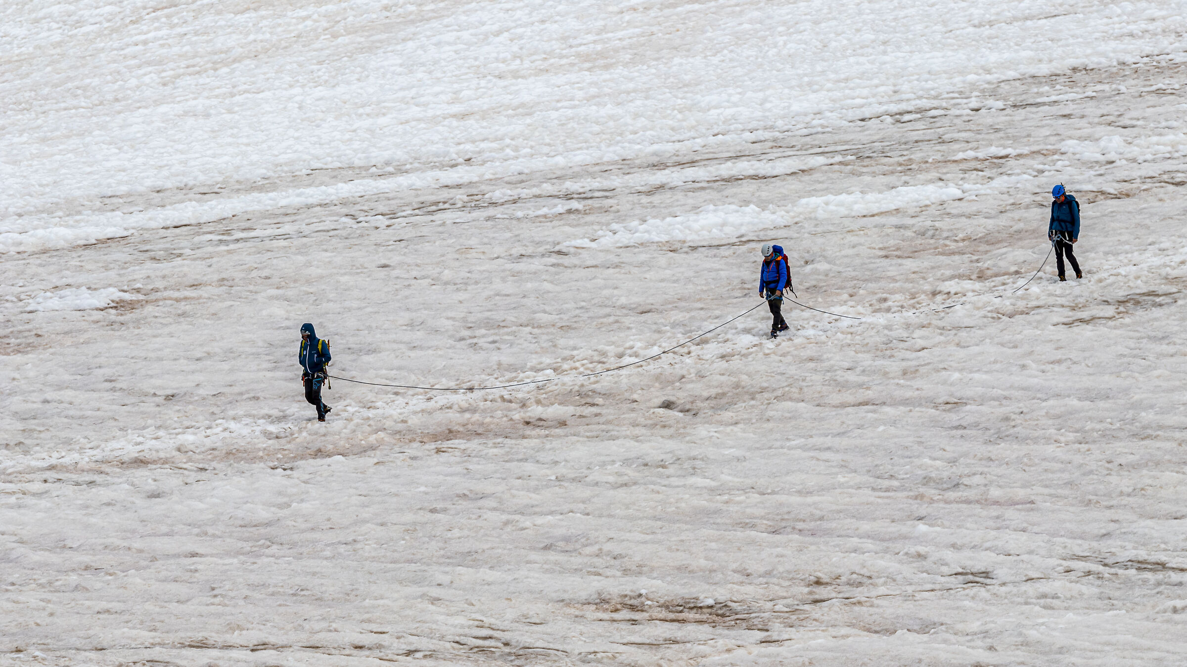 In mezzo al ghiacciaio