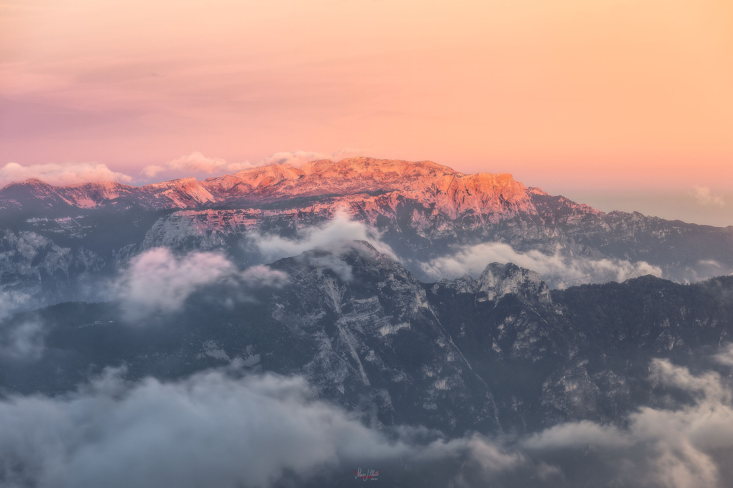 Tramonto sul Pasubio