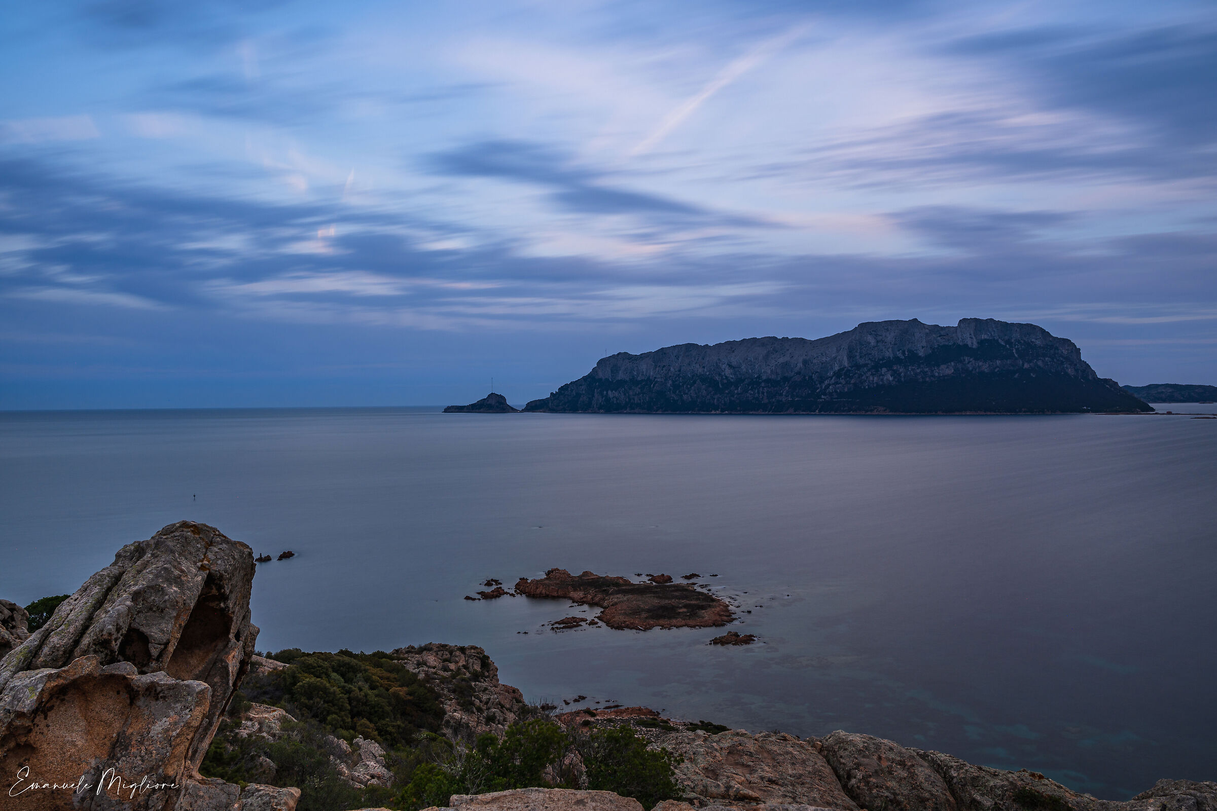 Isola di Tavolara da Capo Ceraso