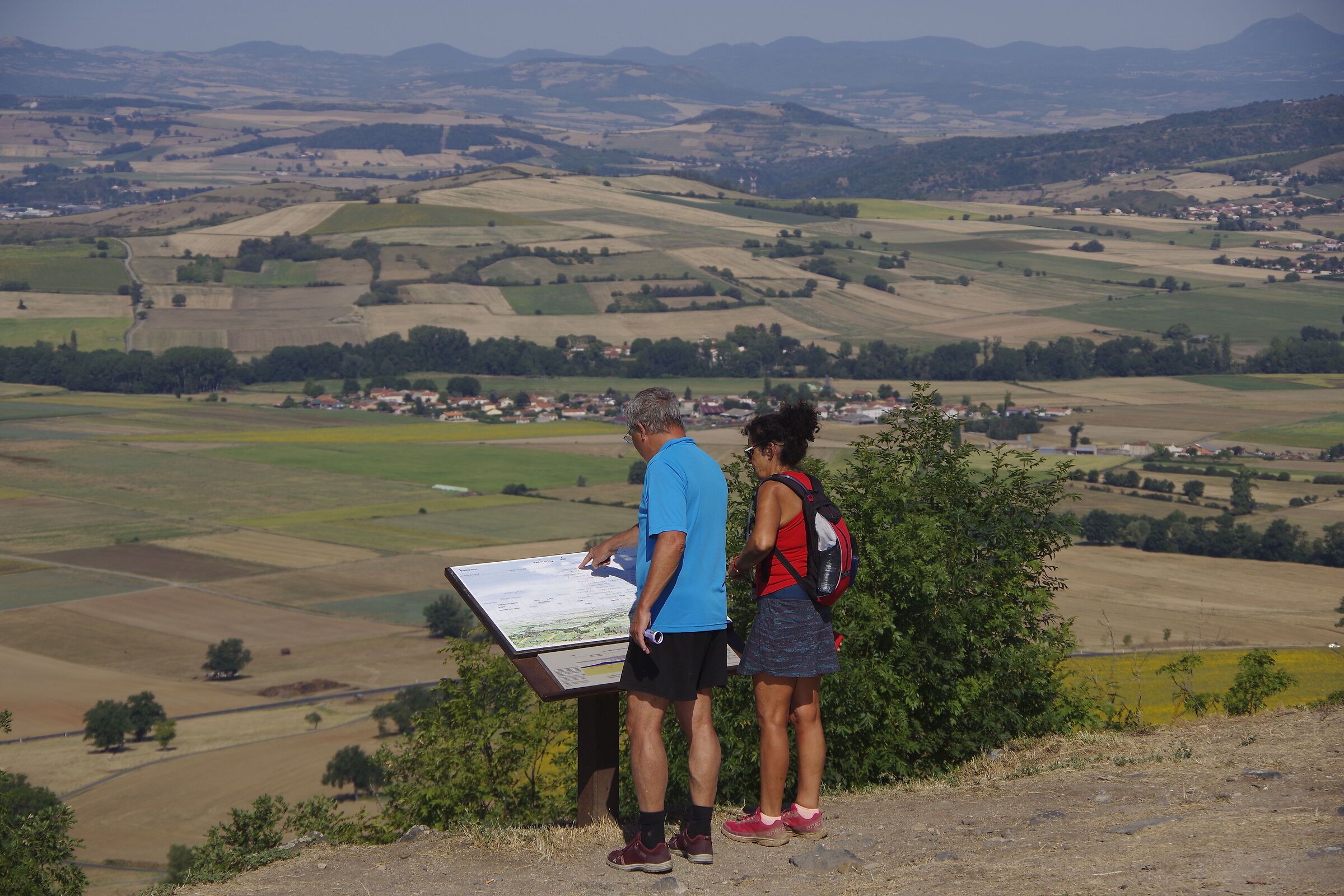 Panorama of the Puy de Dome Al - Auvergne