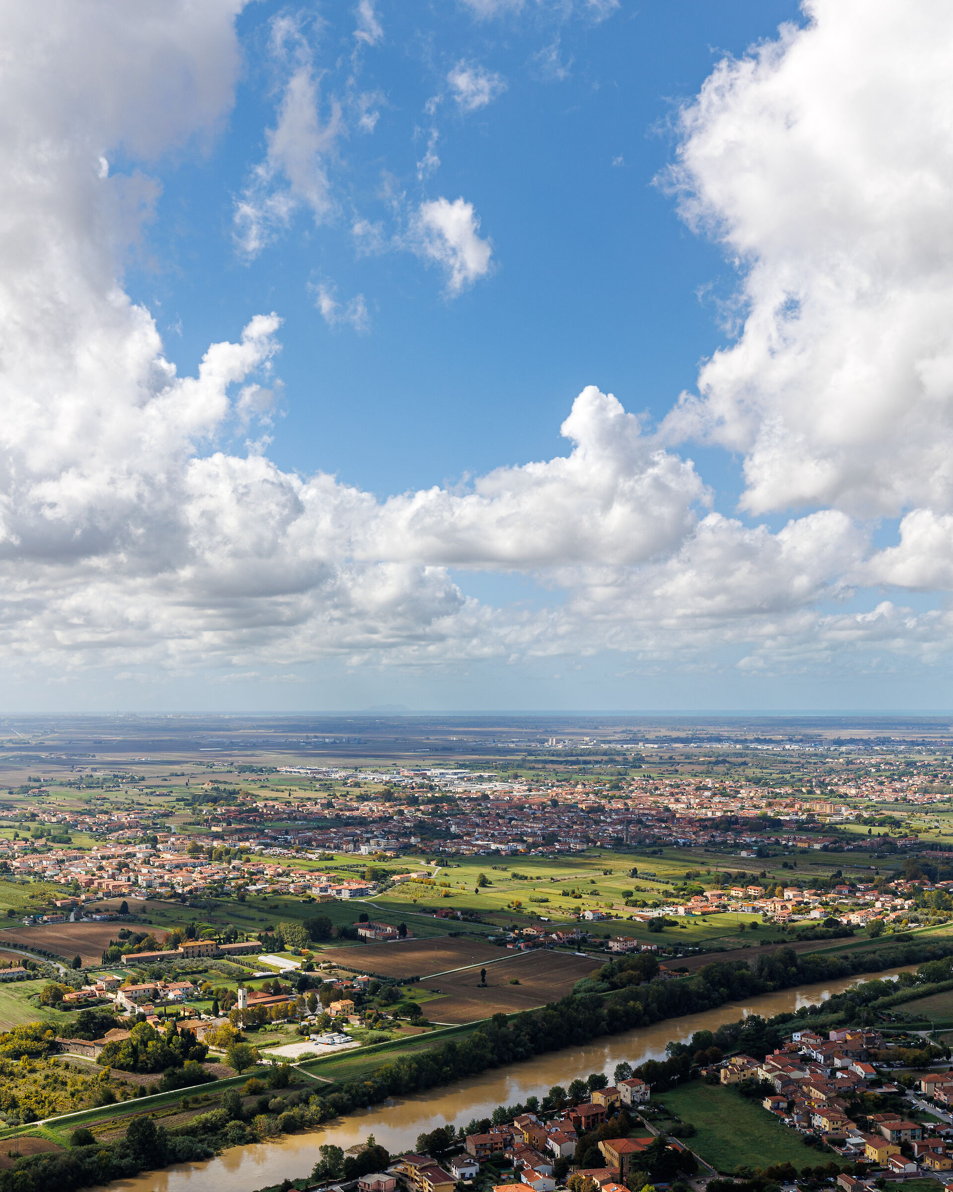 View from the quarry of Uliveto Terme