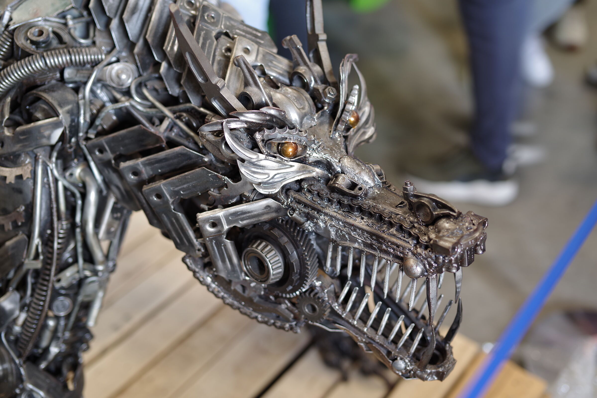 Scultura ferro battuto (Romics - Fiera di Roma)