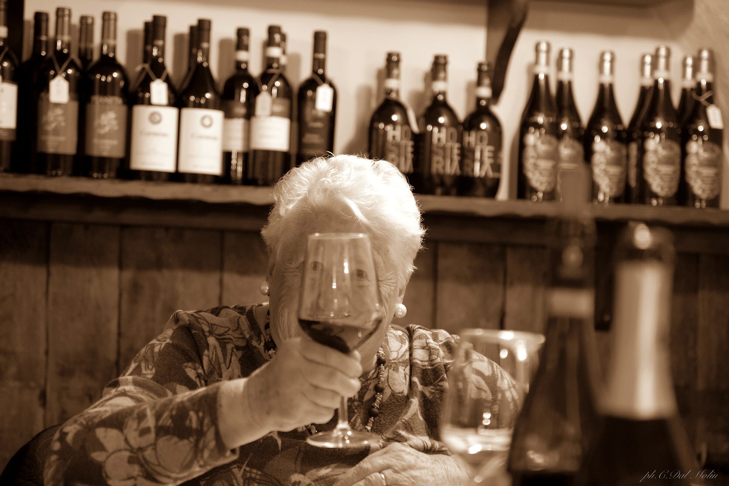 happiness is a glass of wine