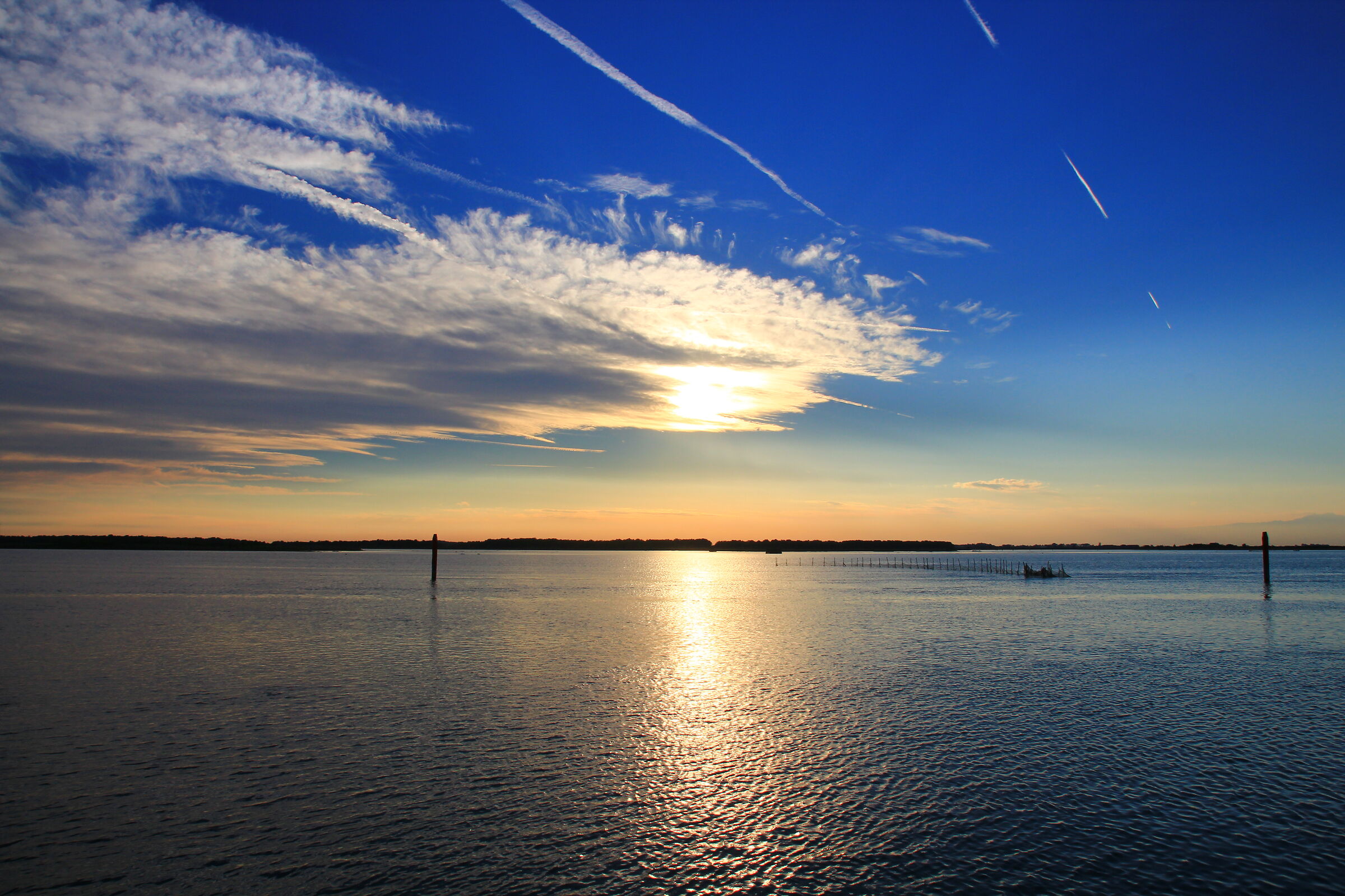 Sunset in the lagoon 2