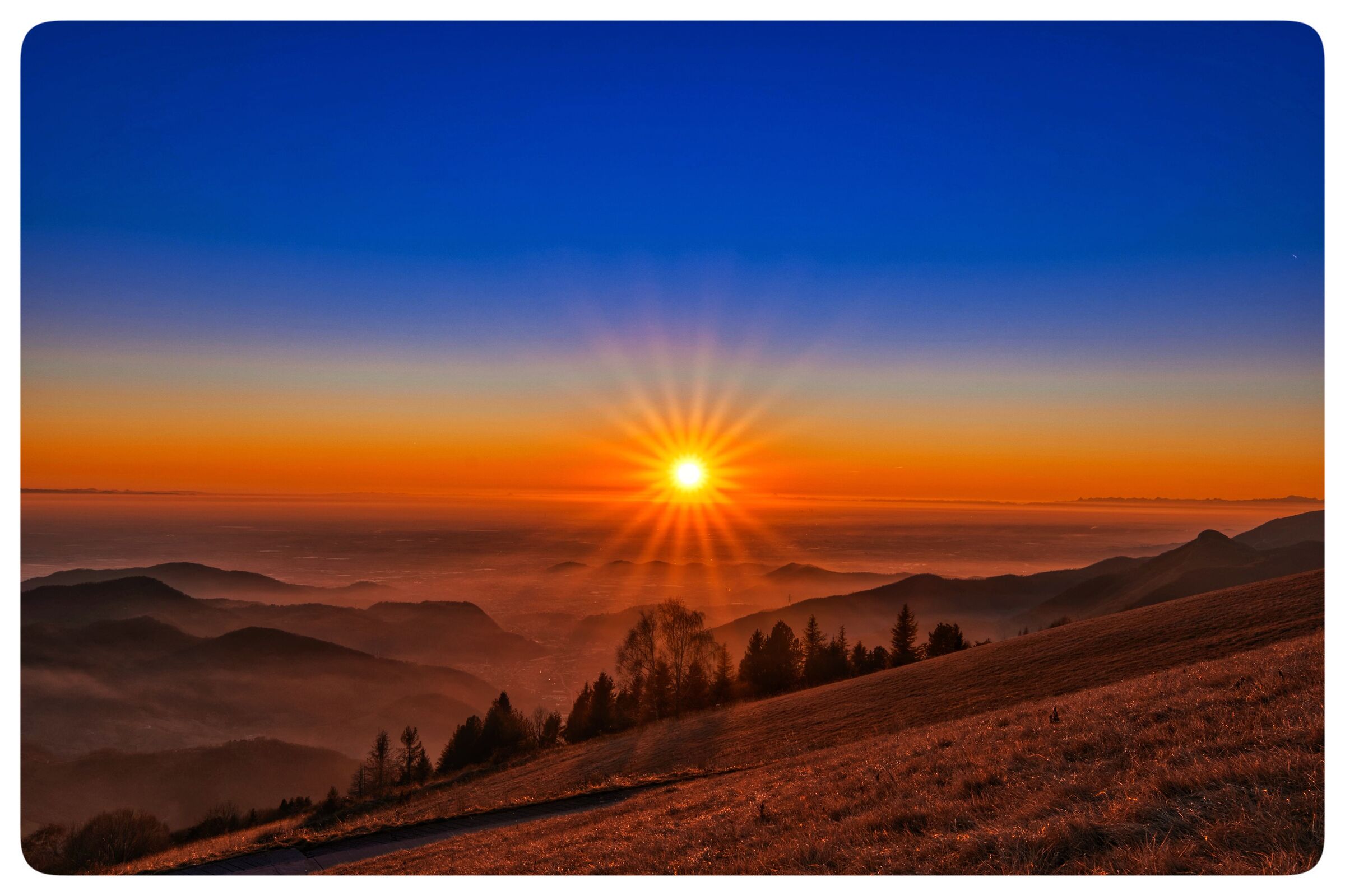 Sunset at the Colli di San Fermo