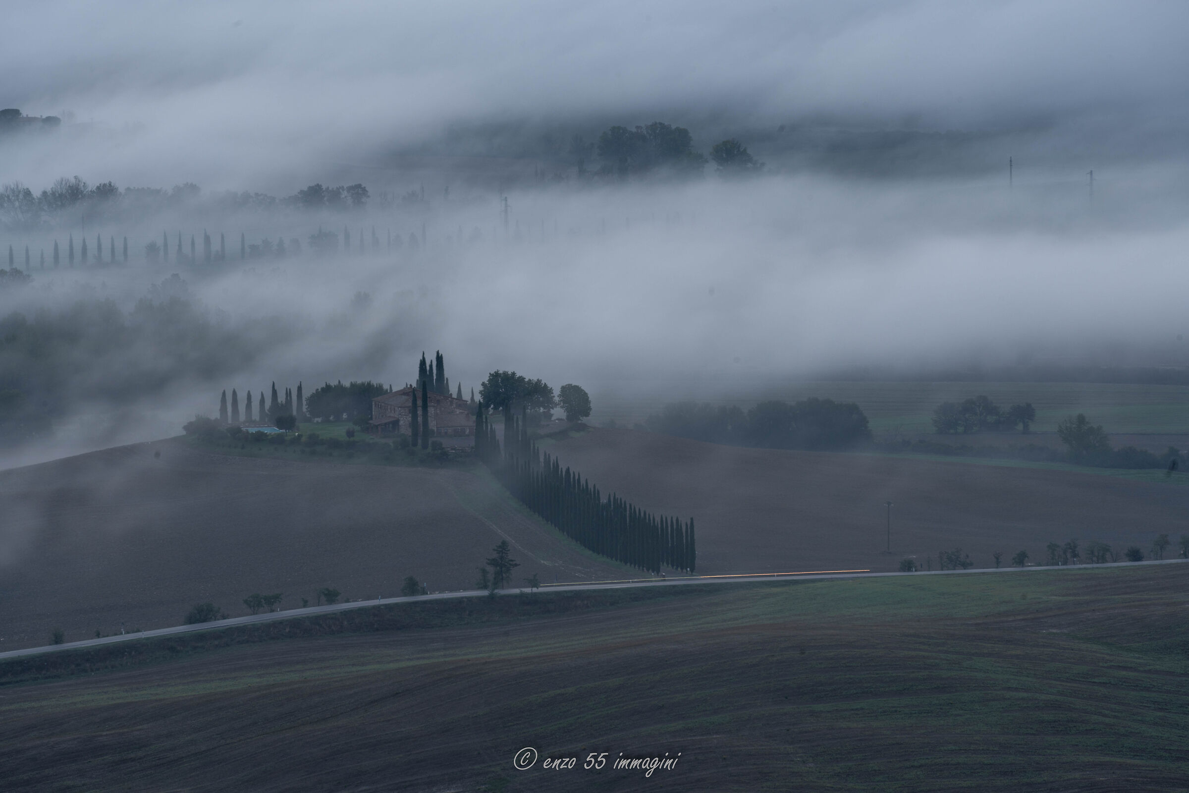 poggio covili gloomy evening