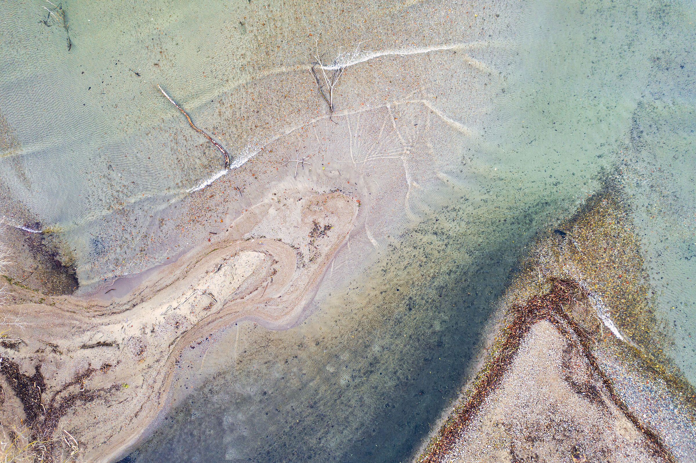 Punta della Vevera, Arona (aerial photo)
