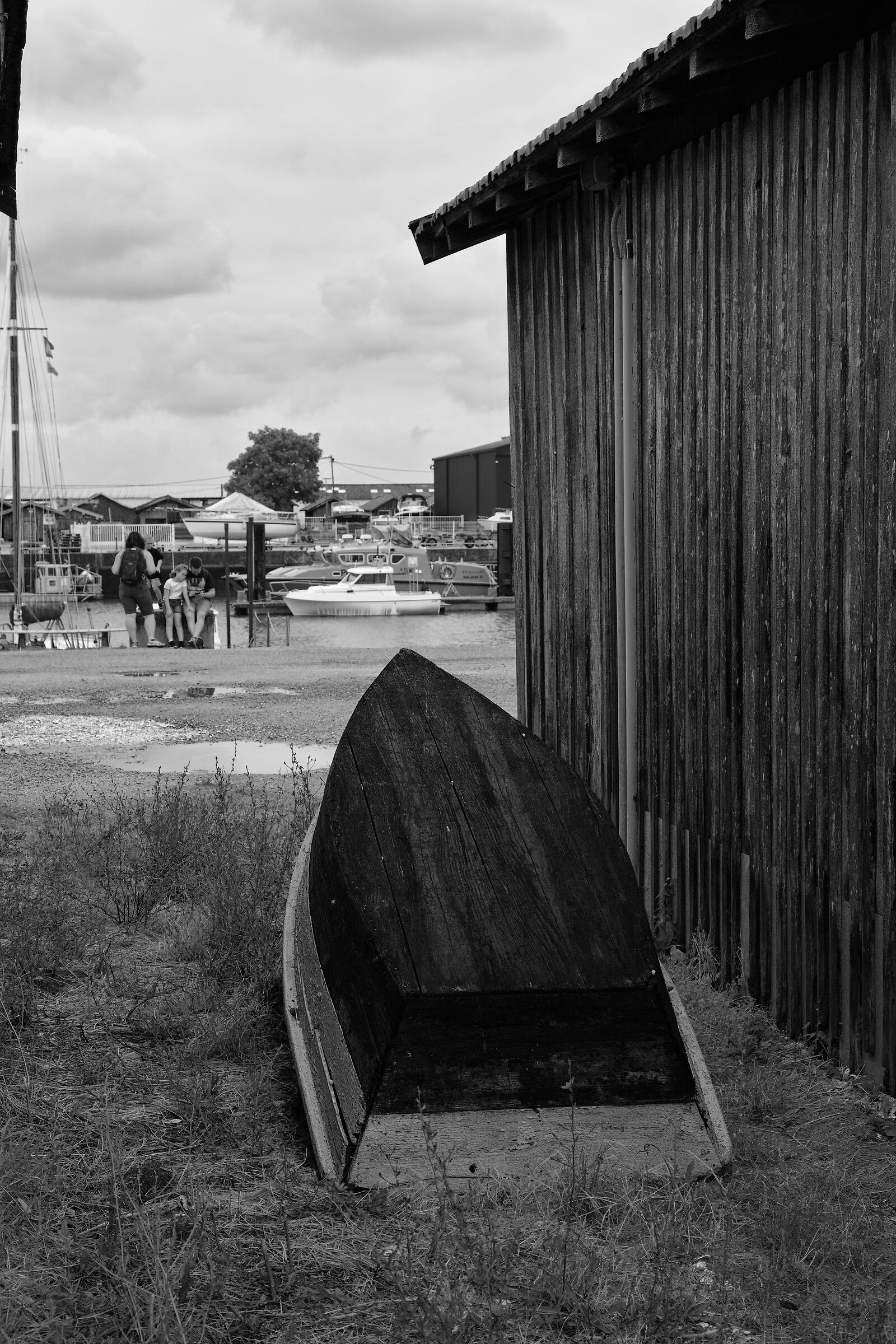 Una barca a Gujan Mestras