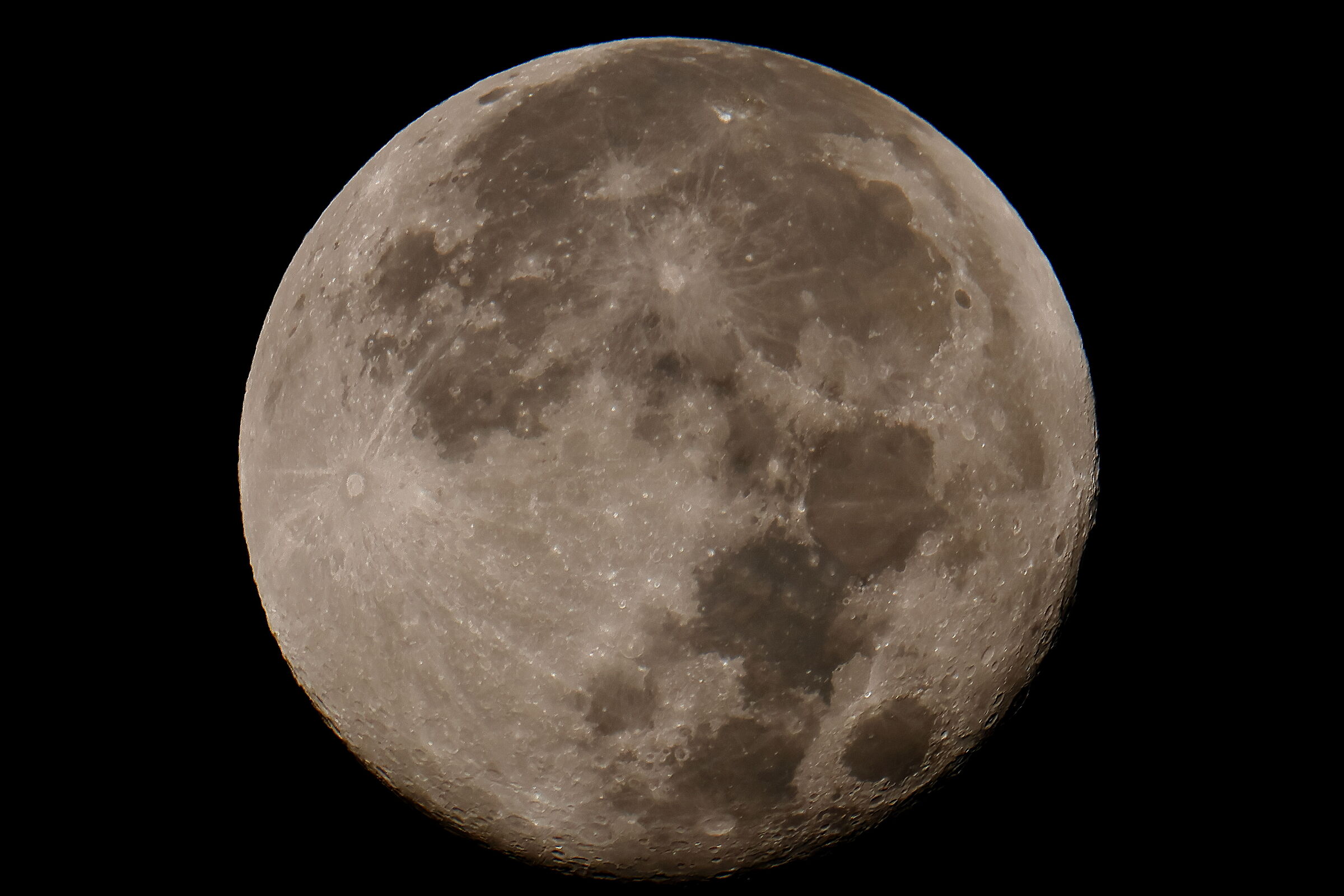Moon this morning at 7 am