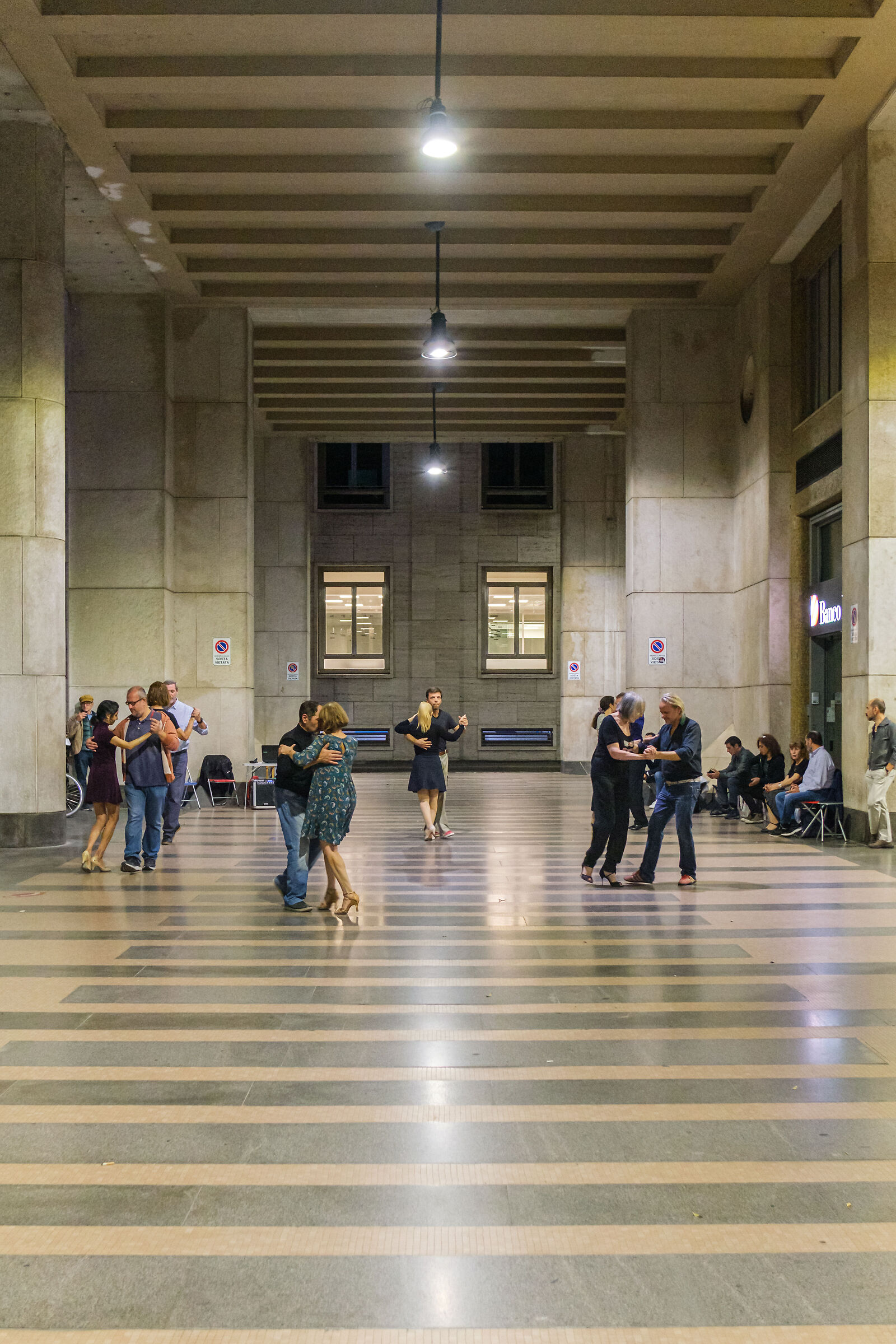 Dancing on the street